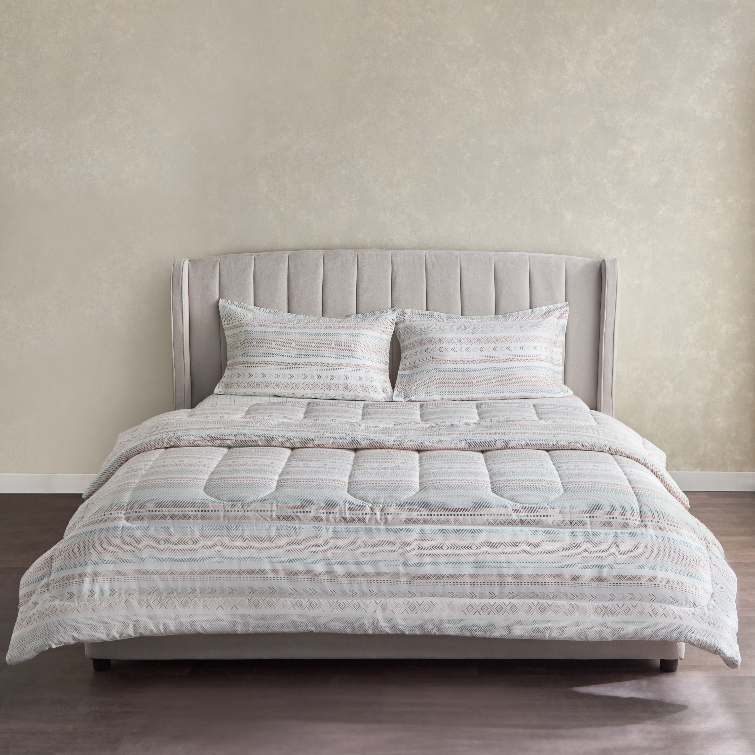طقم لحاف توين قطن 3 قطع بطبعات بارل من هيوستن - 160x220 سم-hbxhomeware-hbxbedroom-image-3