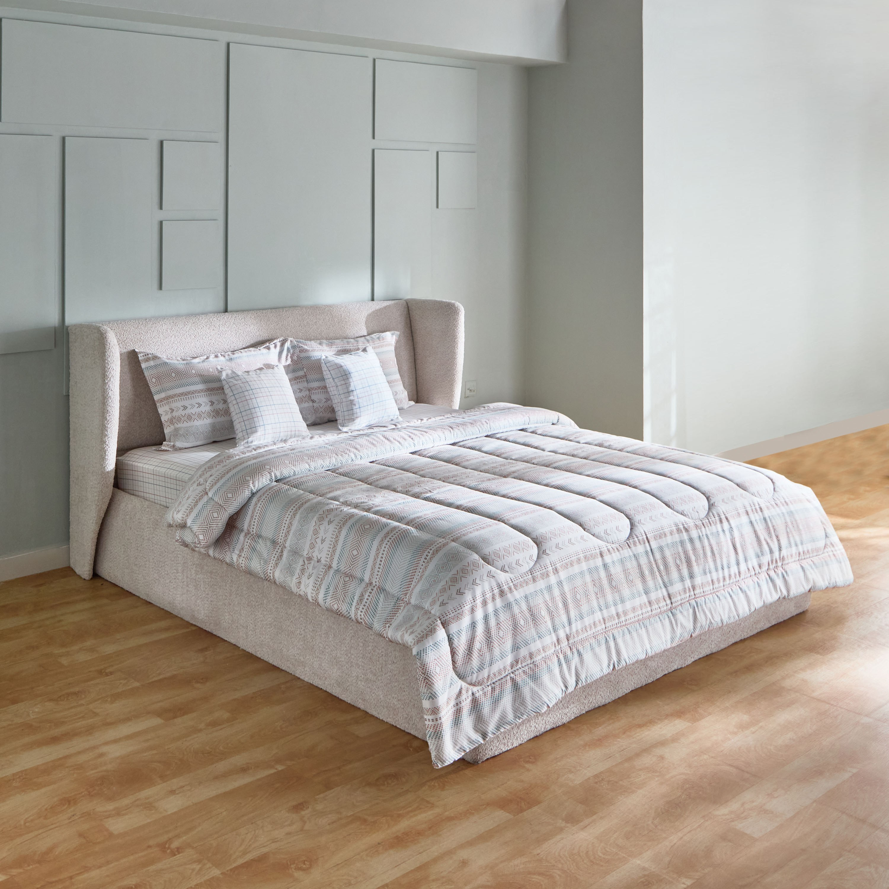 لحاف كينج قطن بطبعات 5 قطع بارل من هيوستن- 220x240 سم-hbxhomeware-hbxbedroom-image-2