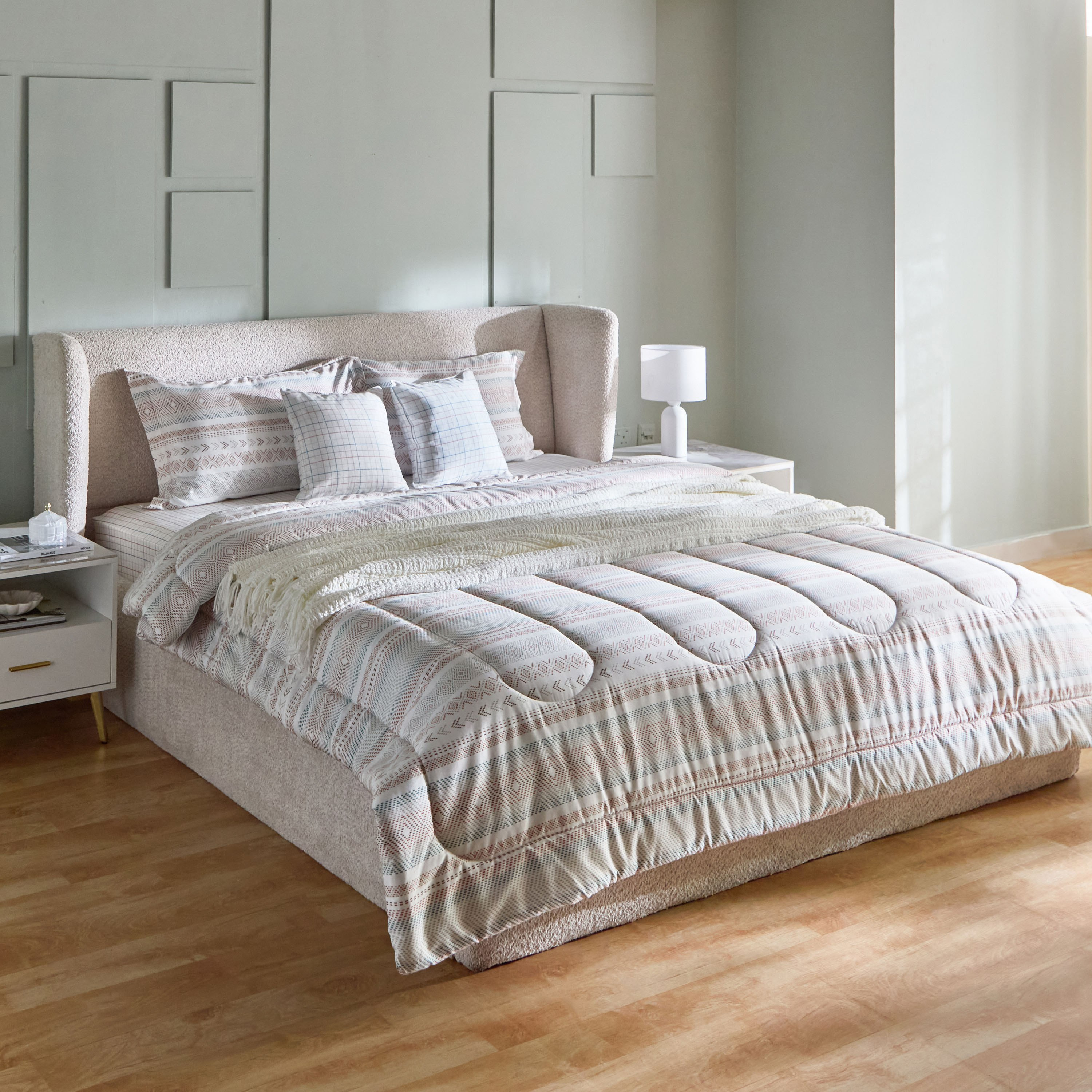 لحاف كينج قطن بطبعات 5 قطع بارل من هيوستن- 220x240 سم-hbxhomeware-hbxbedroom-image-9