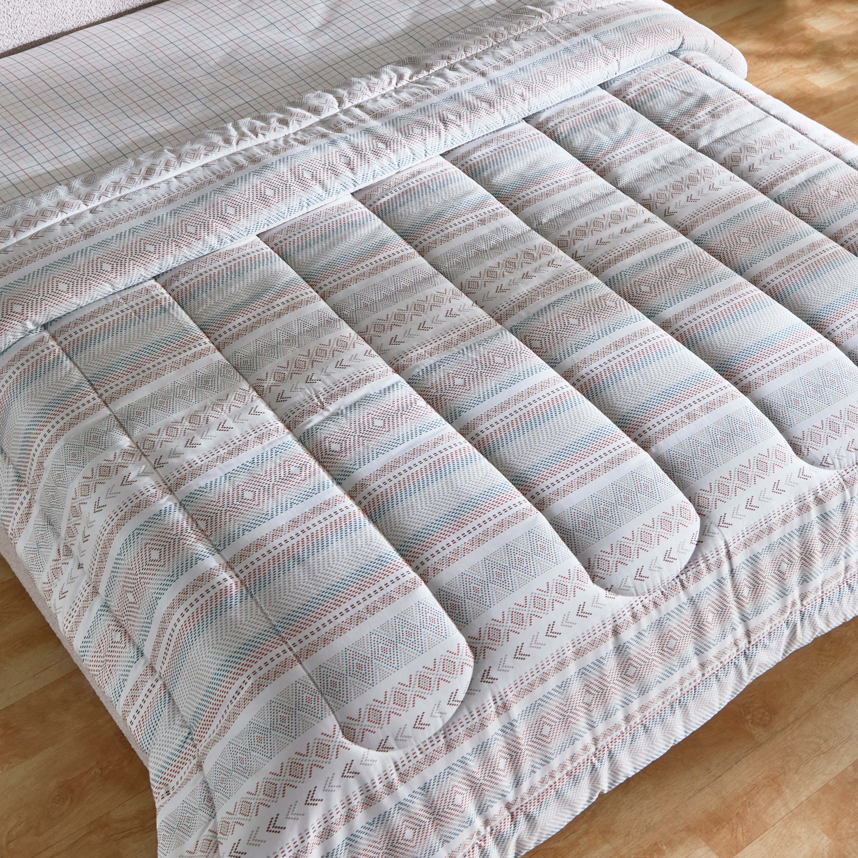 طقم لحاف سوبر كينج قطن بطبعات 5 قطع بارل من هيوستن - 240x240 سم-hbxhomeware-hbxbedroom-image-4