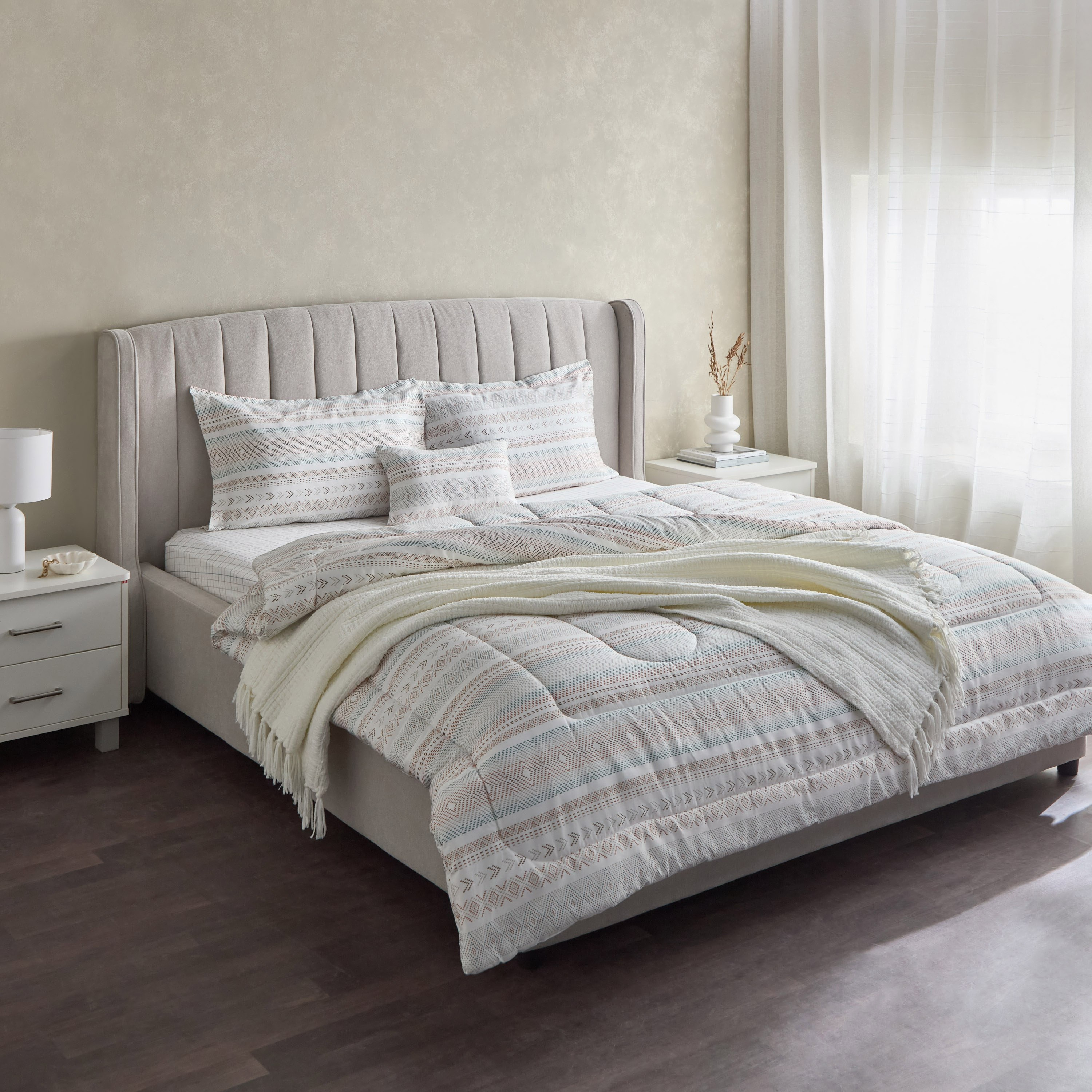 طقم لحاف توين قطن بطبعات 5 قطع بطبعات بارل من هيوستن- 160x220 سم-hbxhomeware-hbxbedroom-image-11