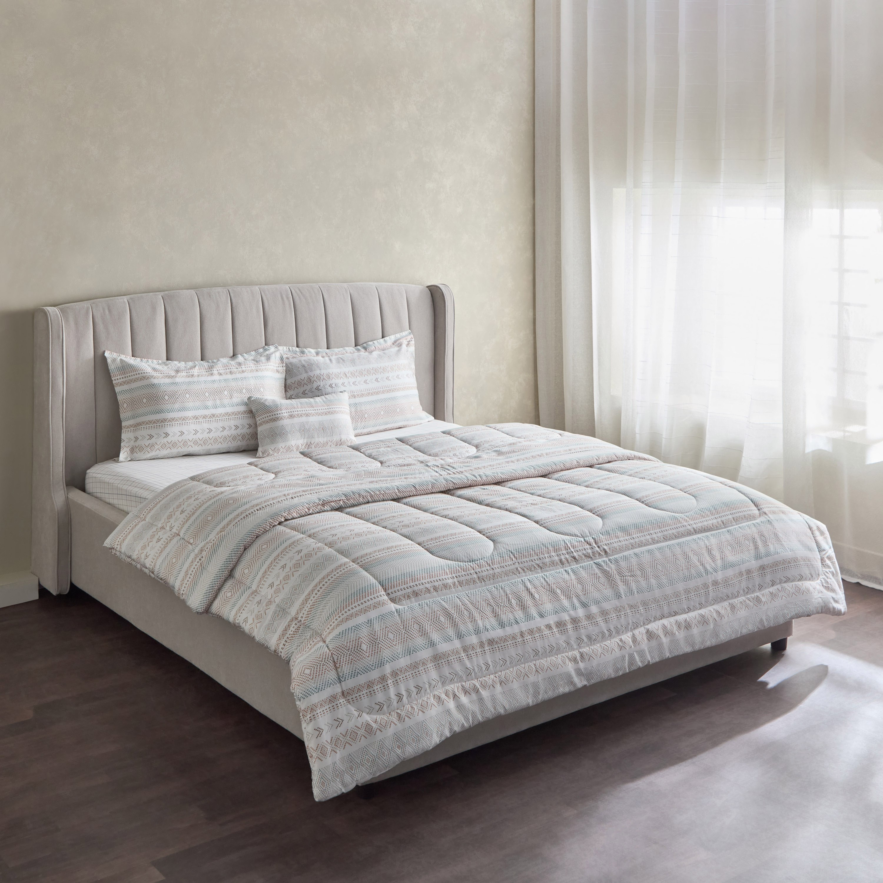 طقم لحاف توين قطن بطبعات 5 قطع بطبعات بارل من هيوستن- 160x220 سم-hbxhomeware-hbxbedroom-image-2