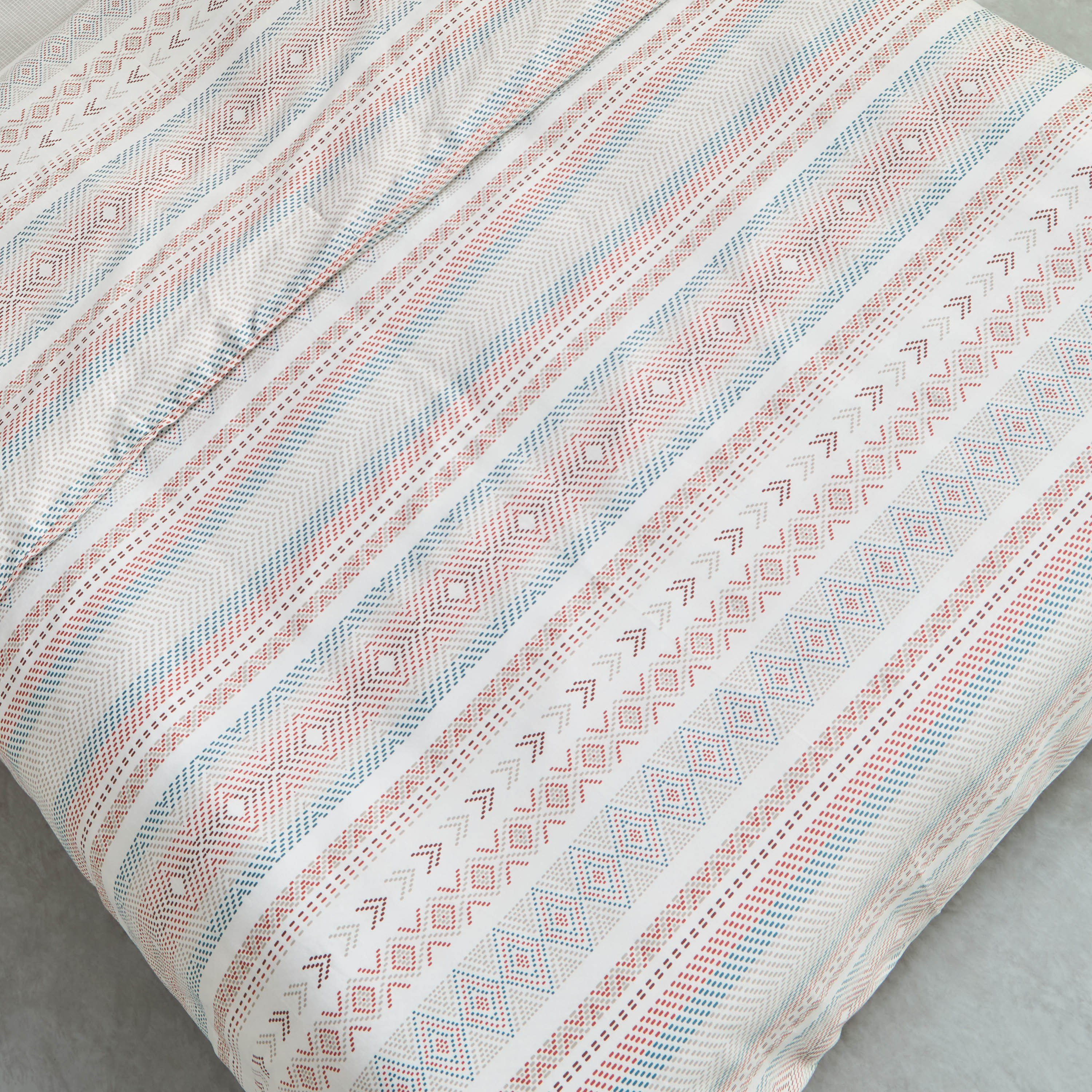 Houston Paarl 3-Piece Printed Cotton Twin Duvet Quilt Cover Set - 150x220 cm-hbxhomeware-hbxbedroom-image-3