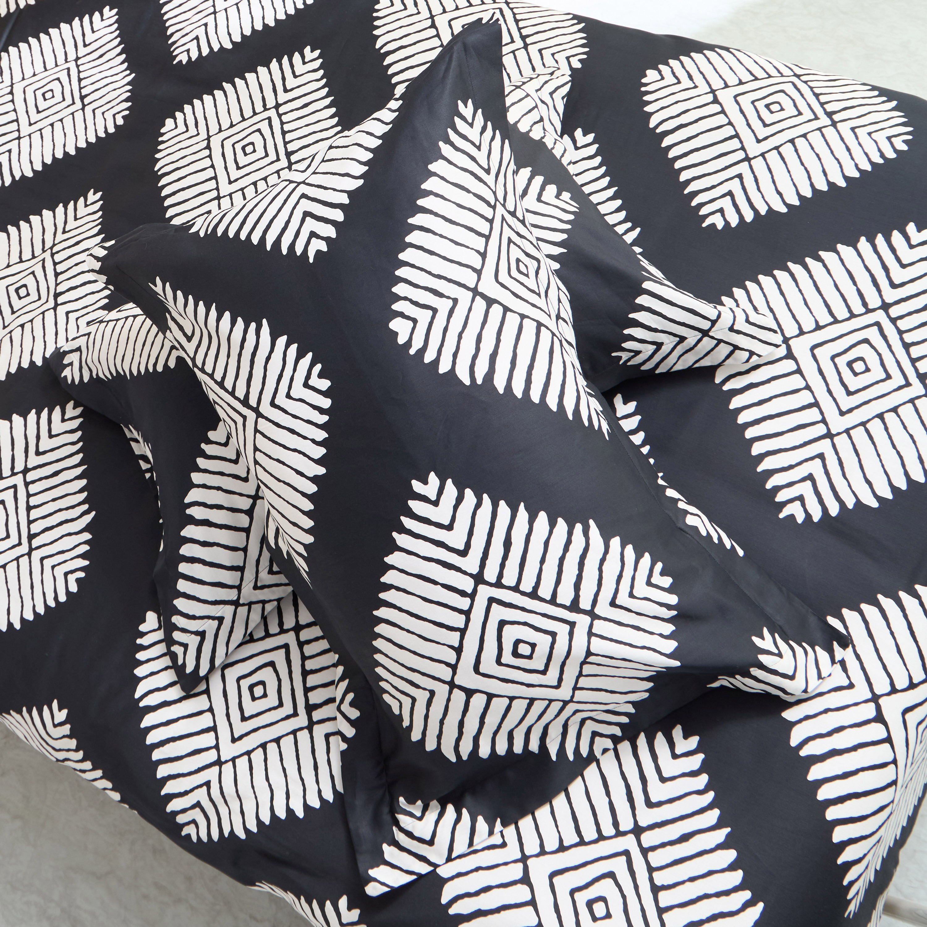 Houston Arno 3-Piece Printed Cotton Twin Duvet Quilt Cover Set - 150x220 cm-hbxhomeware-hbxbedroom-image-5