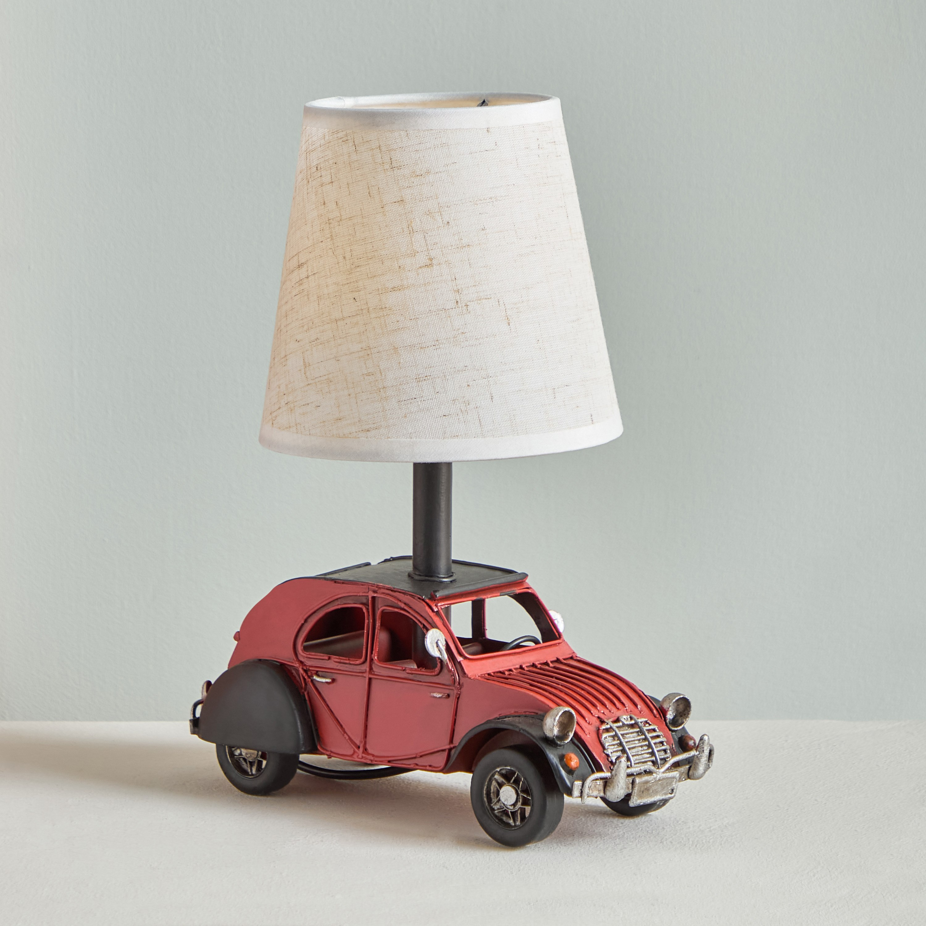 مصباح ديكور سيارة معدن من فينتدج - 25x20x13 سم-hbxbedroom-lighting-tablelamps-image-1