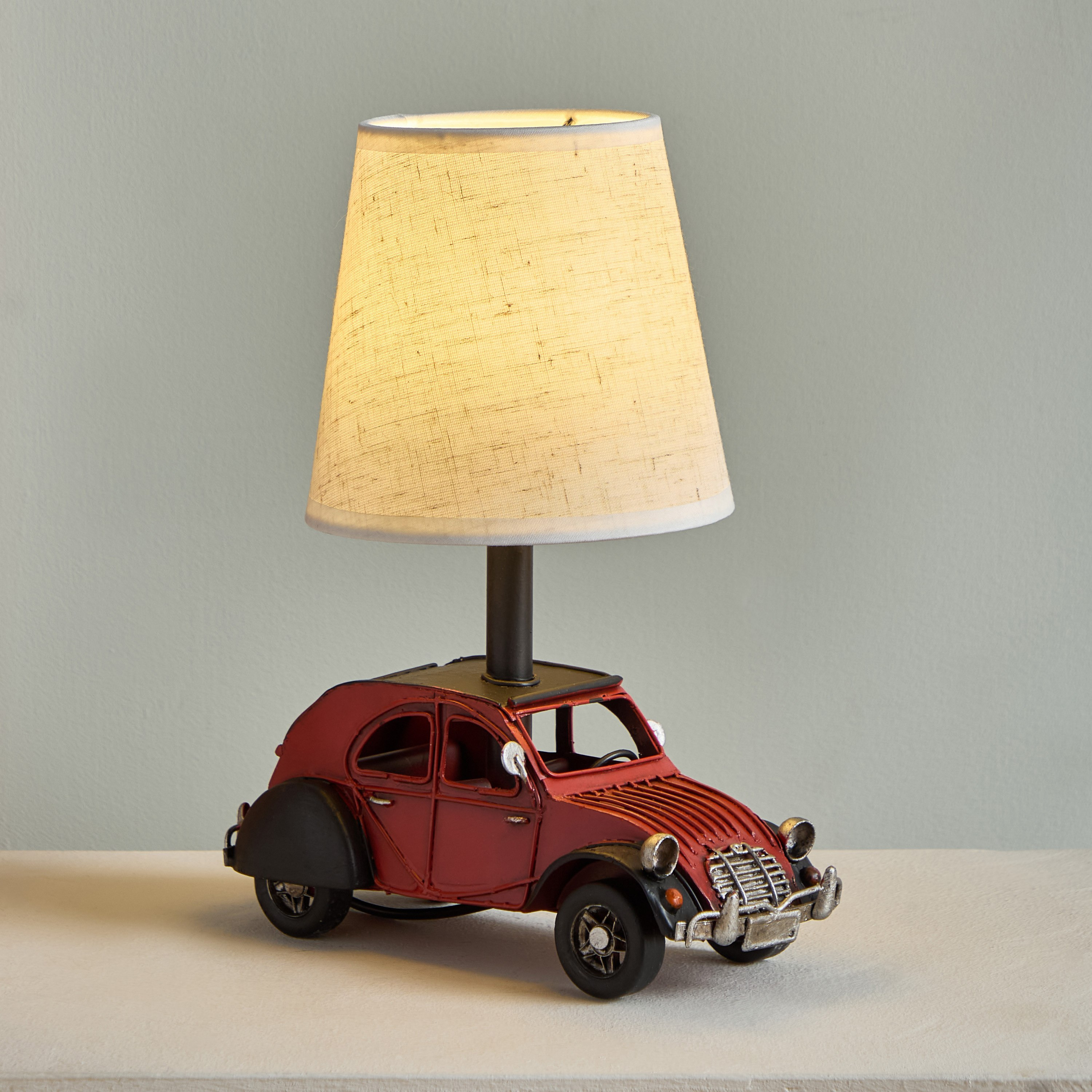 مصباح ديكور سيارة معدن من فينتدج - 25x20x13 سم-hbxbedroom-lighting-tablelamps-image-2