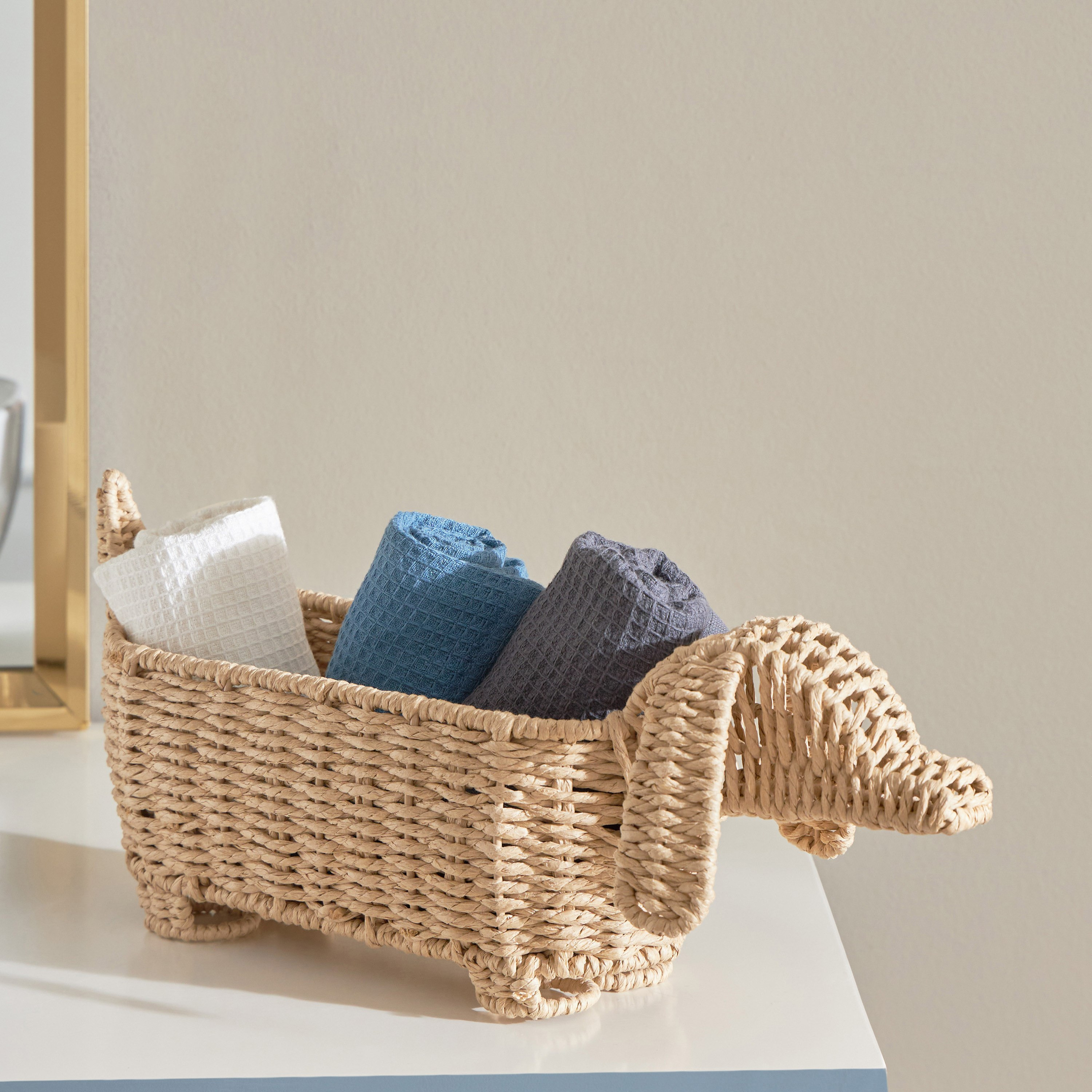 سلة من الحبال الورقية دوجي من ناتشورا - 44x11x17 سم-hbxbedroom-bedroomaccessories-bedroomstorage-image-1