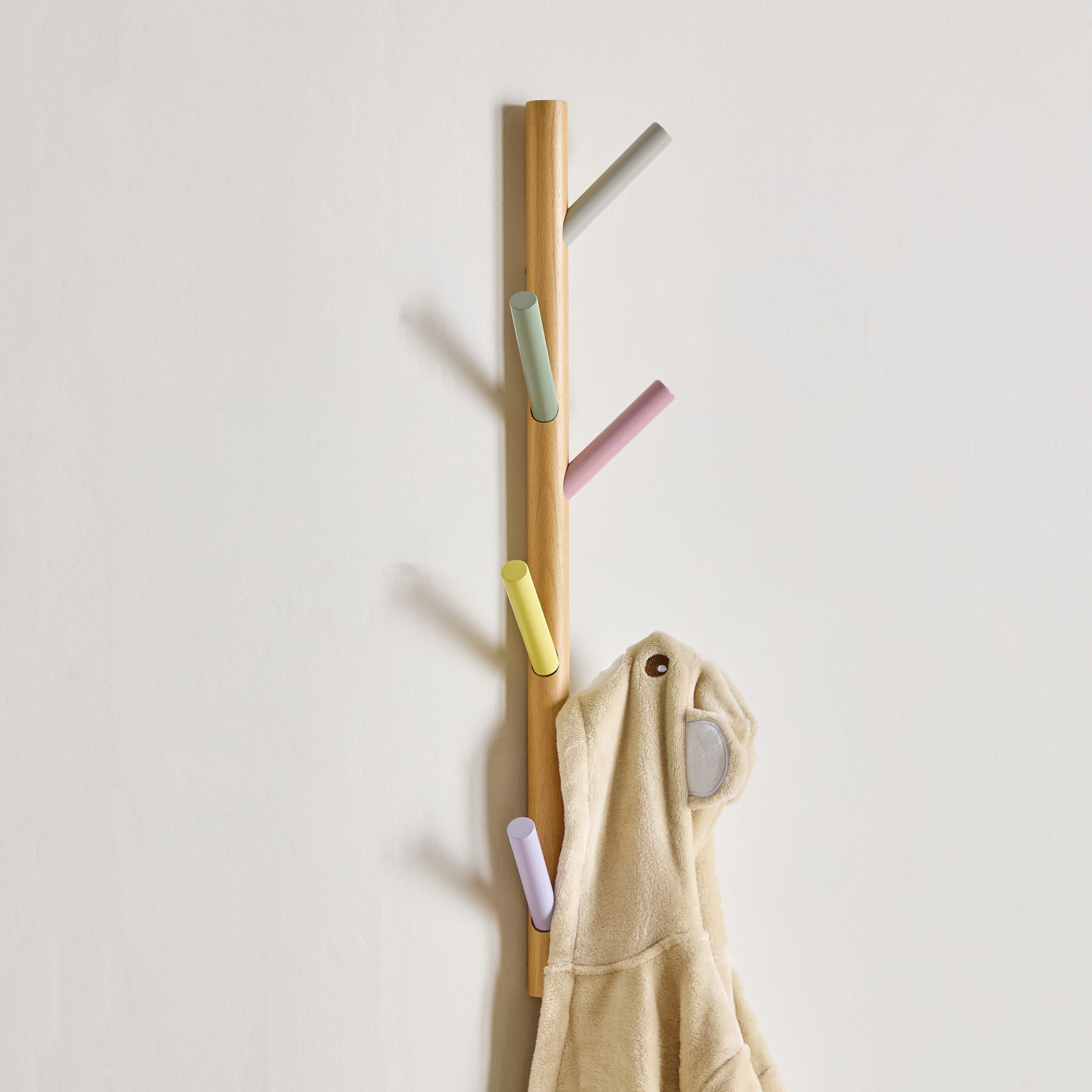خطّاف حائط خشبي شكل شجرة - 14x5.6x60 سم-hbxhomeware-hbxkidsandyouth-image-1