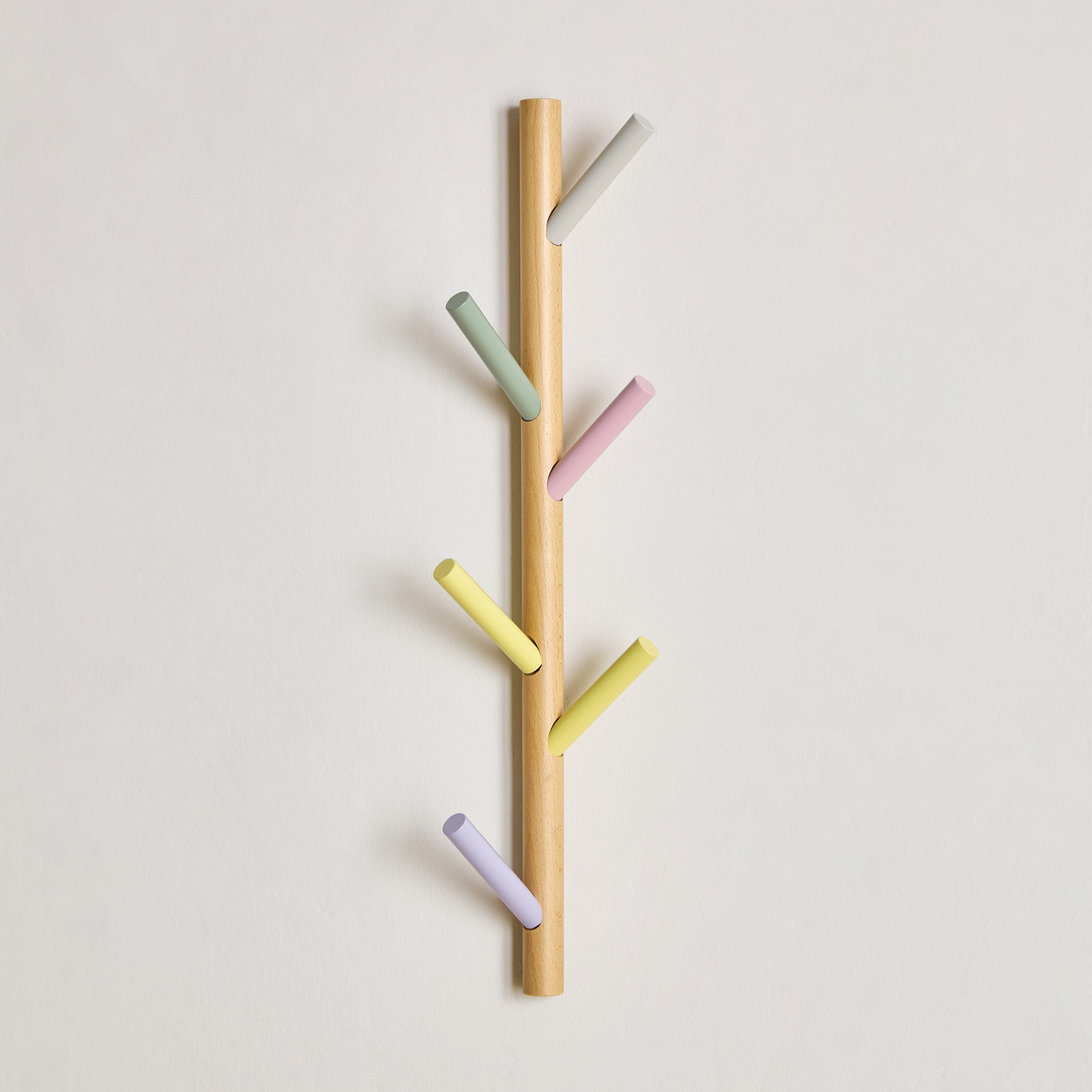خطّاف حائط خشبي شكل شجرة - 14x5.6x60 سم-hbxhomeware-hbxkidsandyouth-image-2