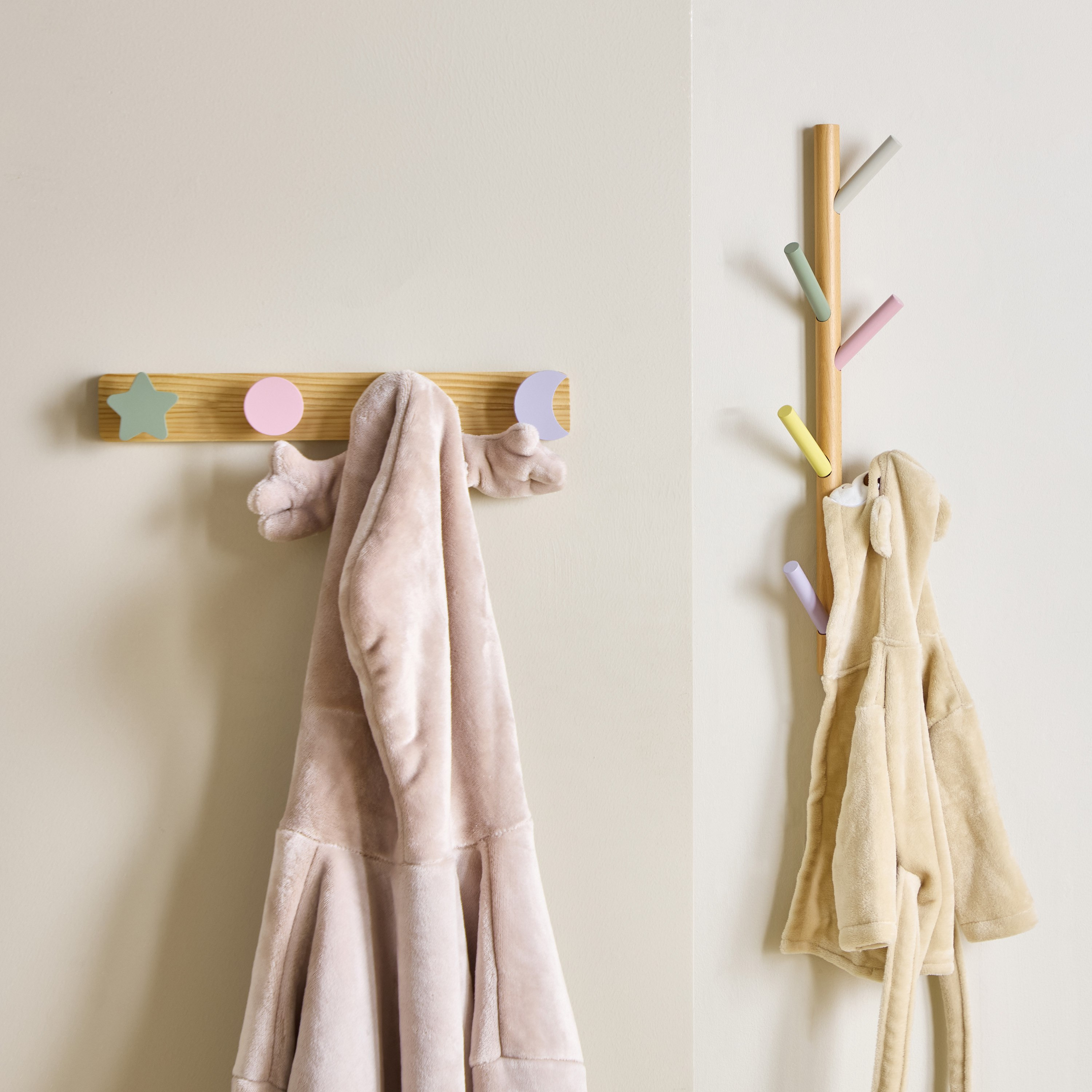 خطّاف حائط خشبي شكل شجرة - 14x5.6x60 سم-hbxhomeware-hbxkidsandyouth-image-4