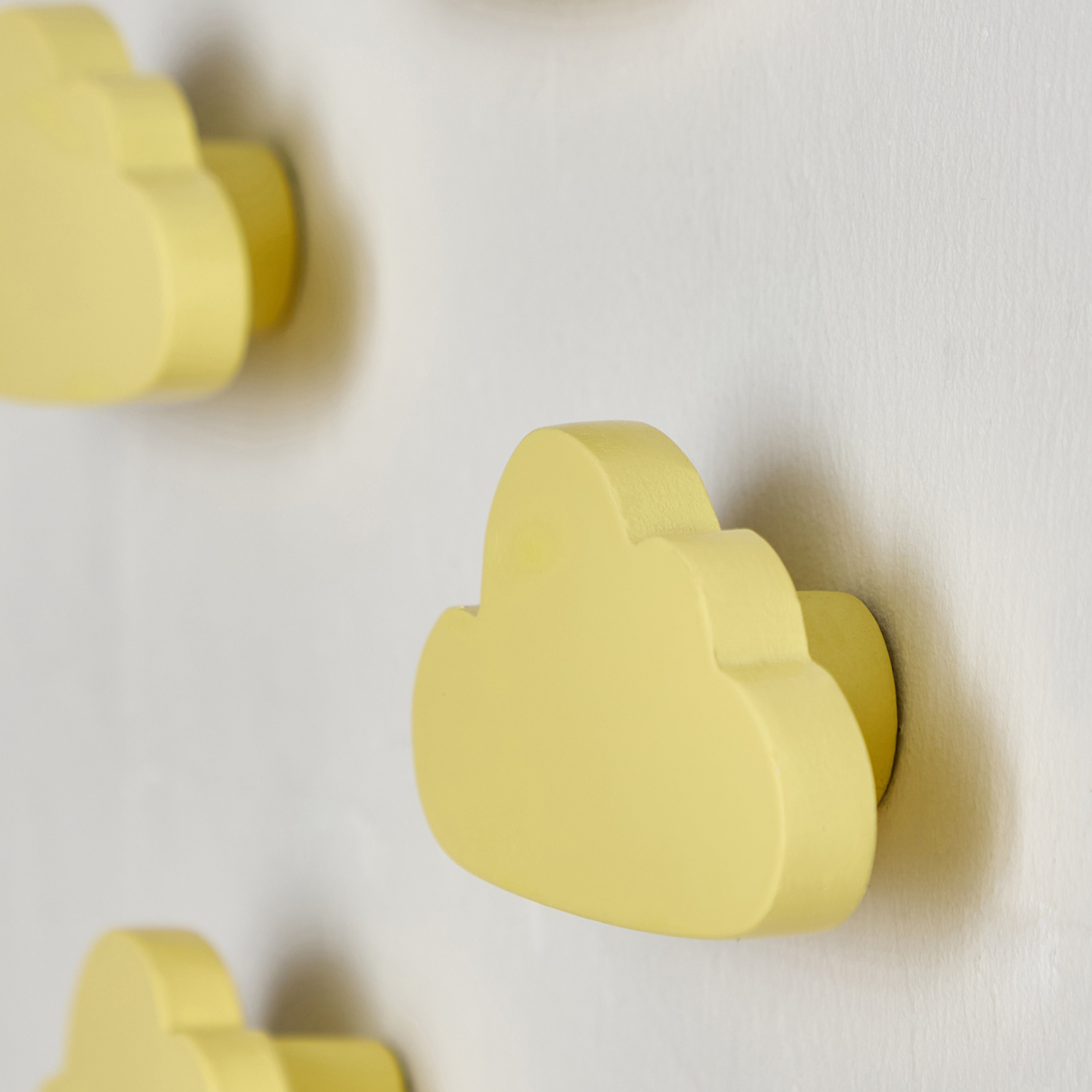 Cloud Shaped 4-Piece Wooden Wall Hook Set - 9x3x5 cm-hbxhomeware-hbxkidsandyouth-image-3