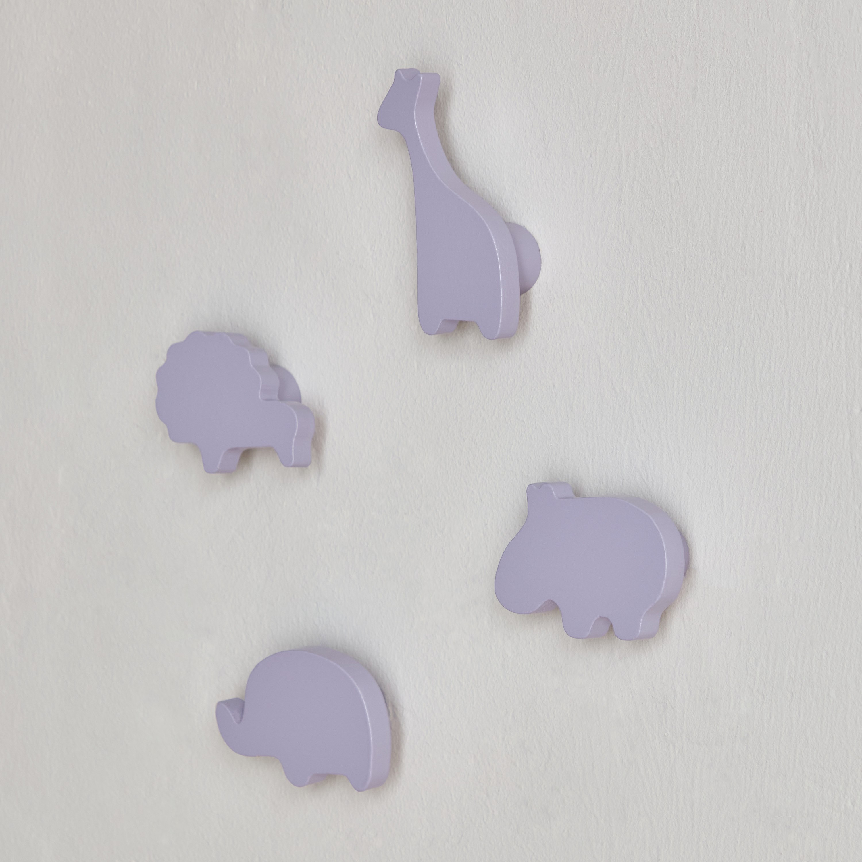 Animal Shaped 4-Piece Wooden Wall Hook Set-hbxhomeware-hbxkidsandyouth-image-1
