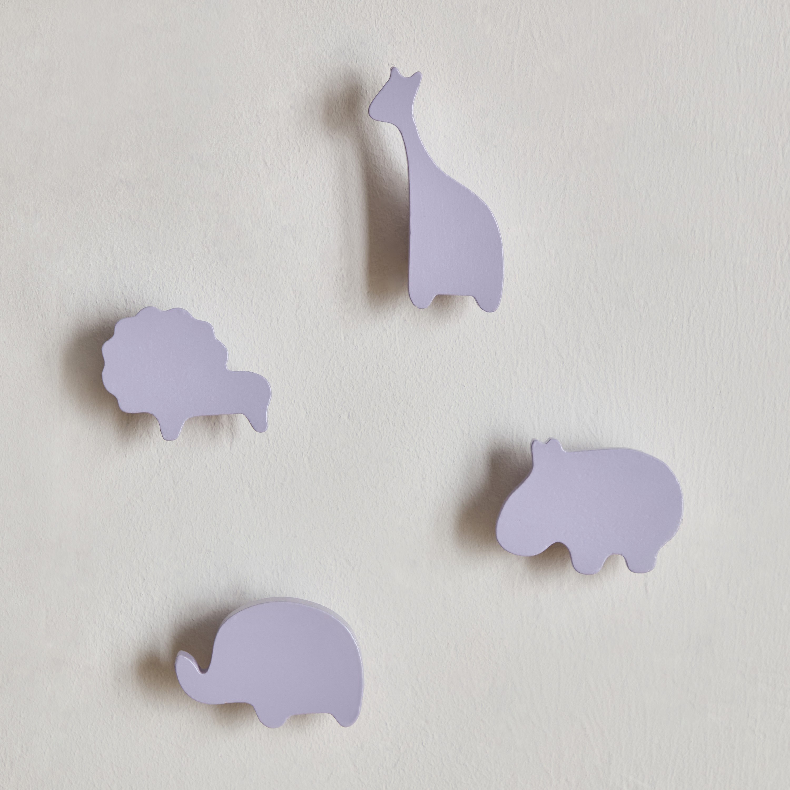 Animal Shaped 4-Piece Wooden Wall Hook Set-hbxhomeware-hbxkidsandyouth-image-2