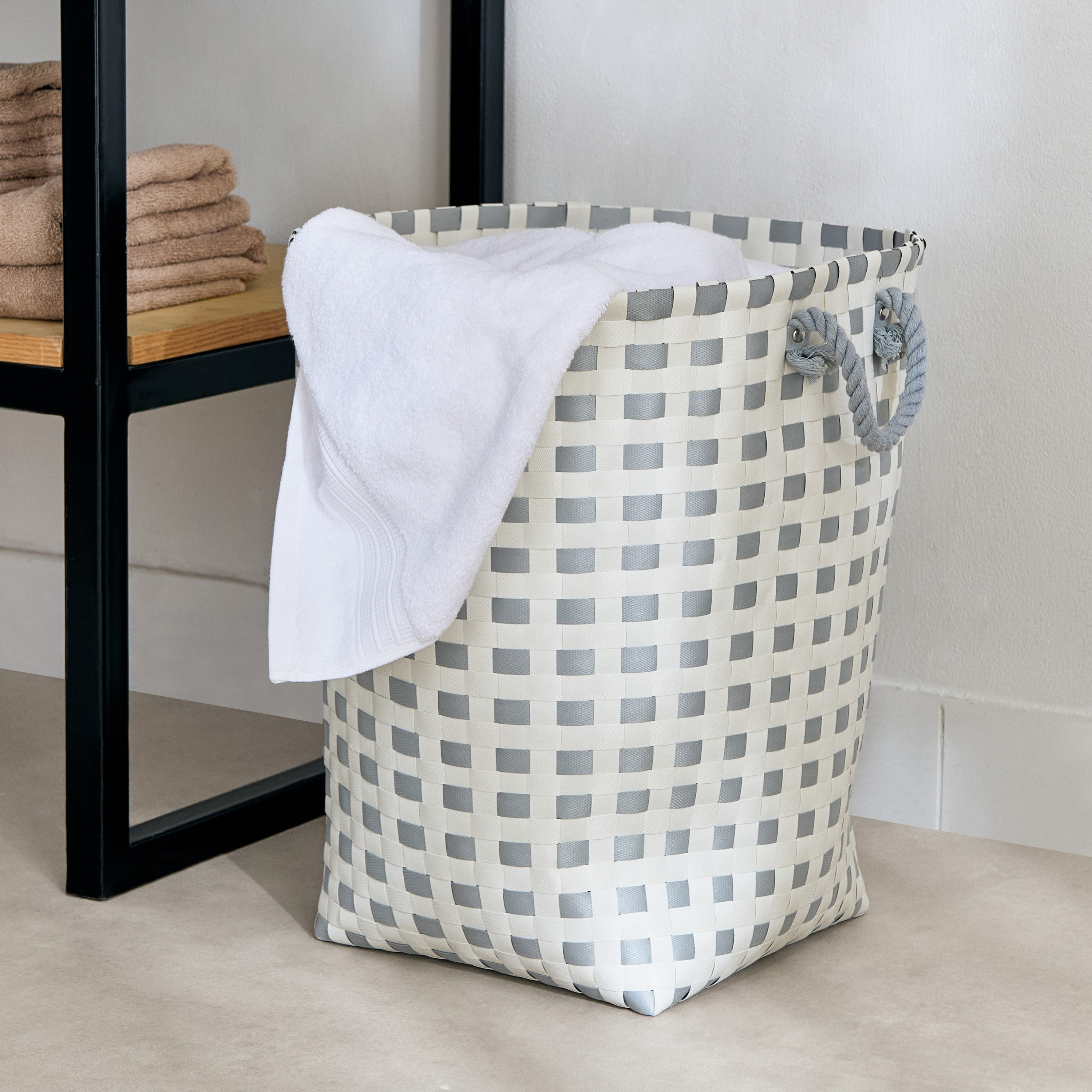 سلة تخزين حزام بمقبض من ديوك-hbxbedroom-bedroomaccessories-bedroomstorage-image-1