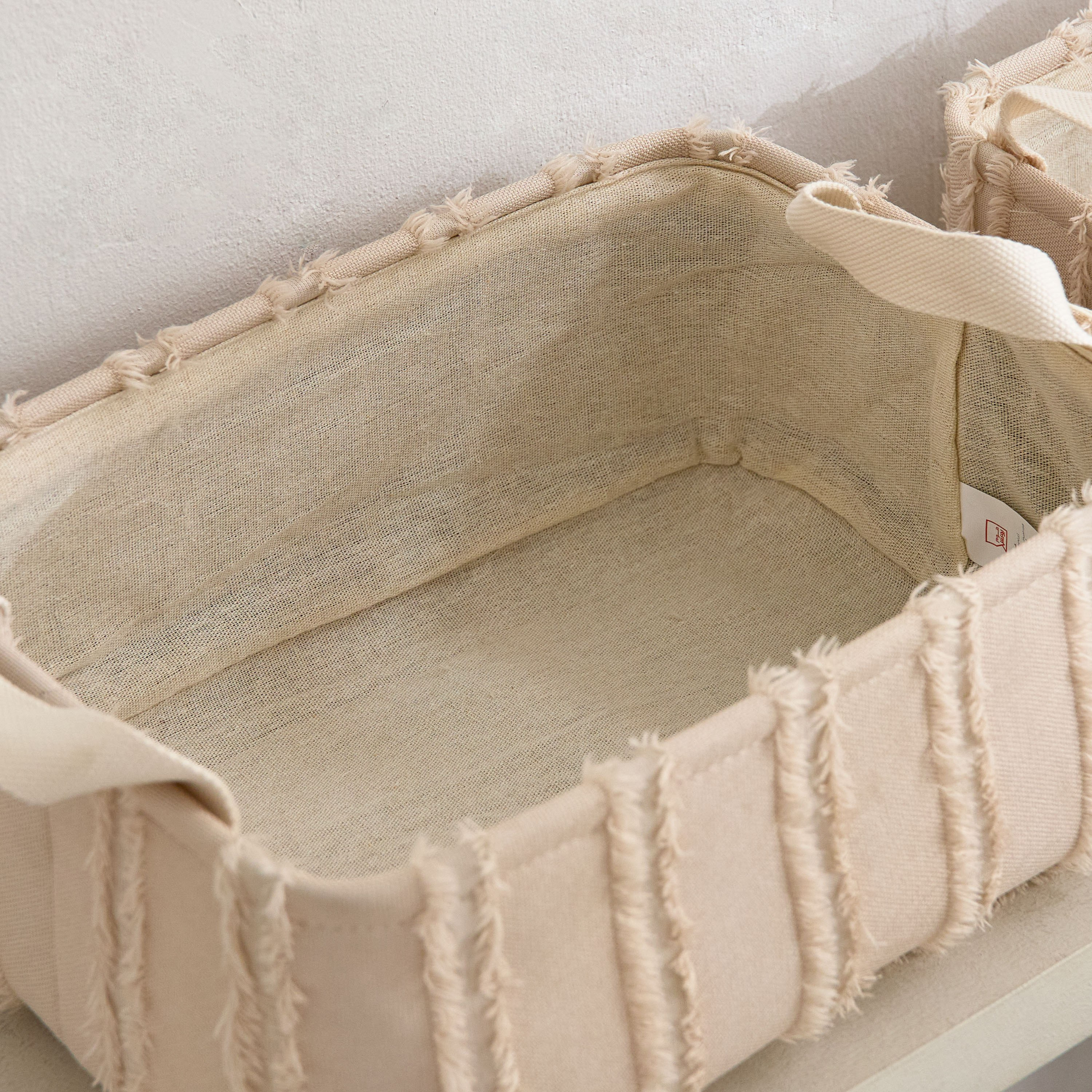 Sorbus Rectangle Storage Basket with Handle - Set of 3-hbxbedroom-bedroomaccessories-bedroomstorage-image-3