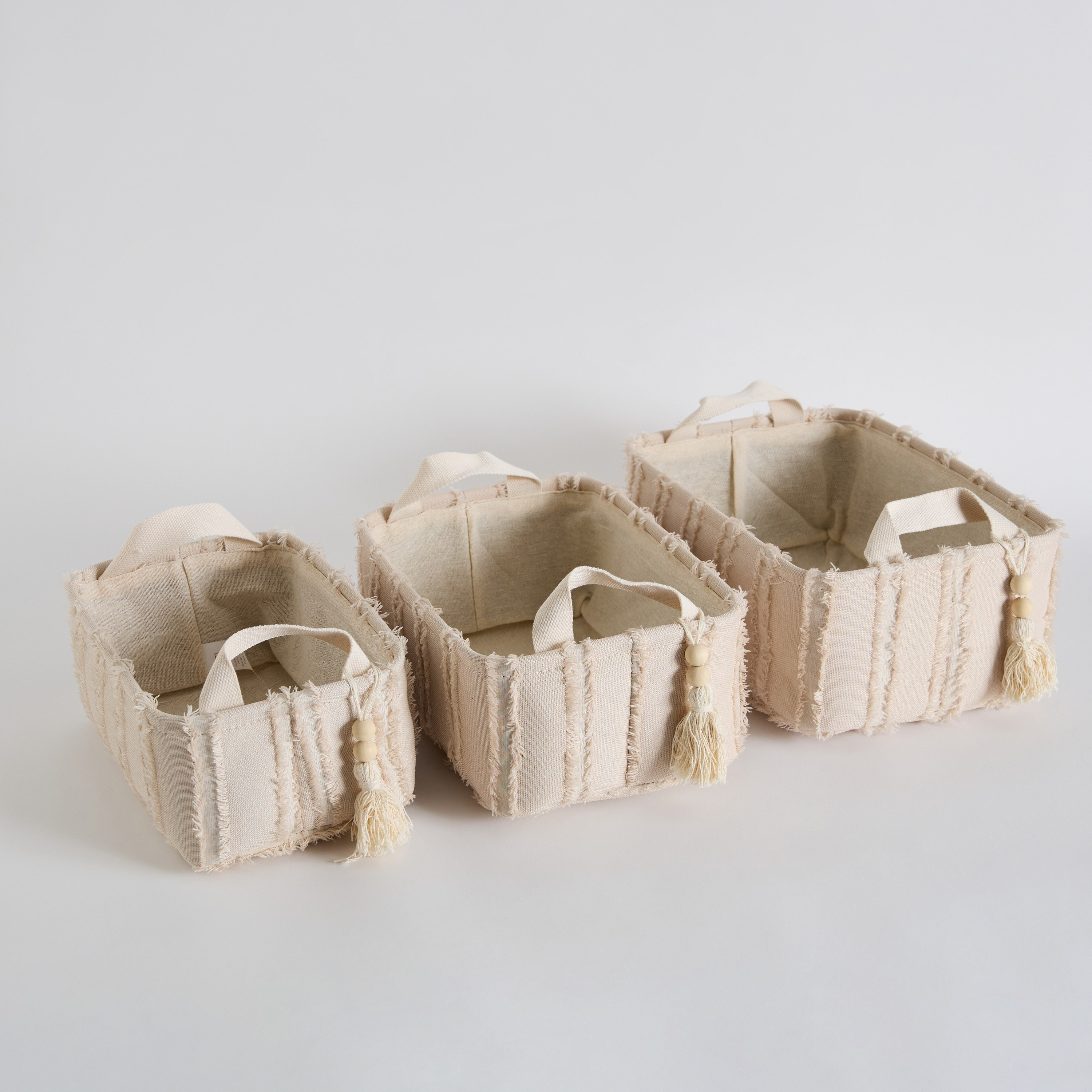 Sorbus Rectangle Storage Basket with Handle - Set of 3-hbxbedroom-bedroomaccessories-bedroomstorage-image-6