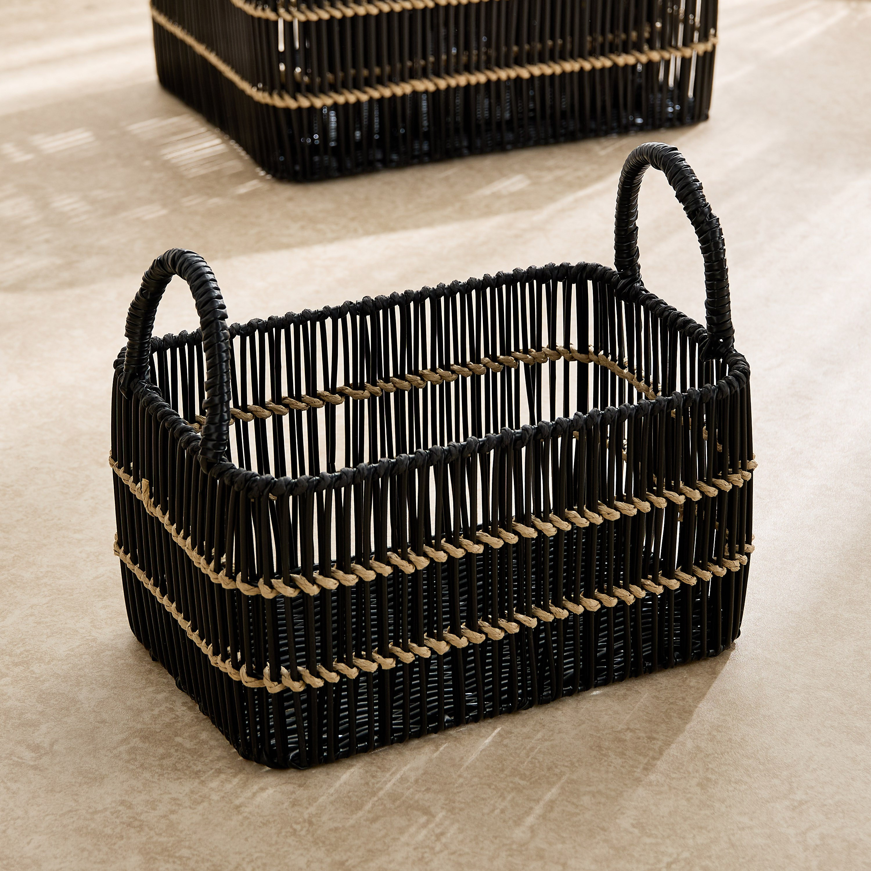 Ebony Storage Baskets - Set of 3-PROMO_HB_AE_B1G1_250925-image-3