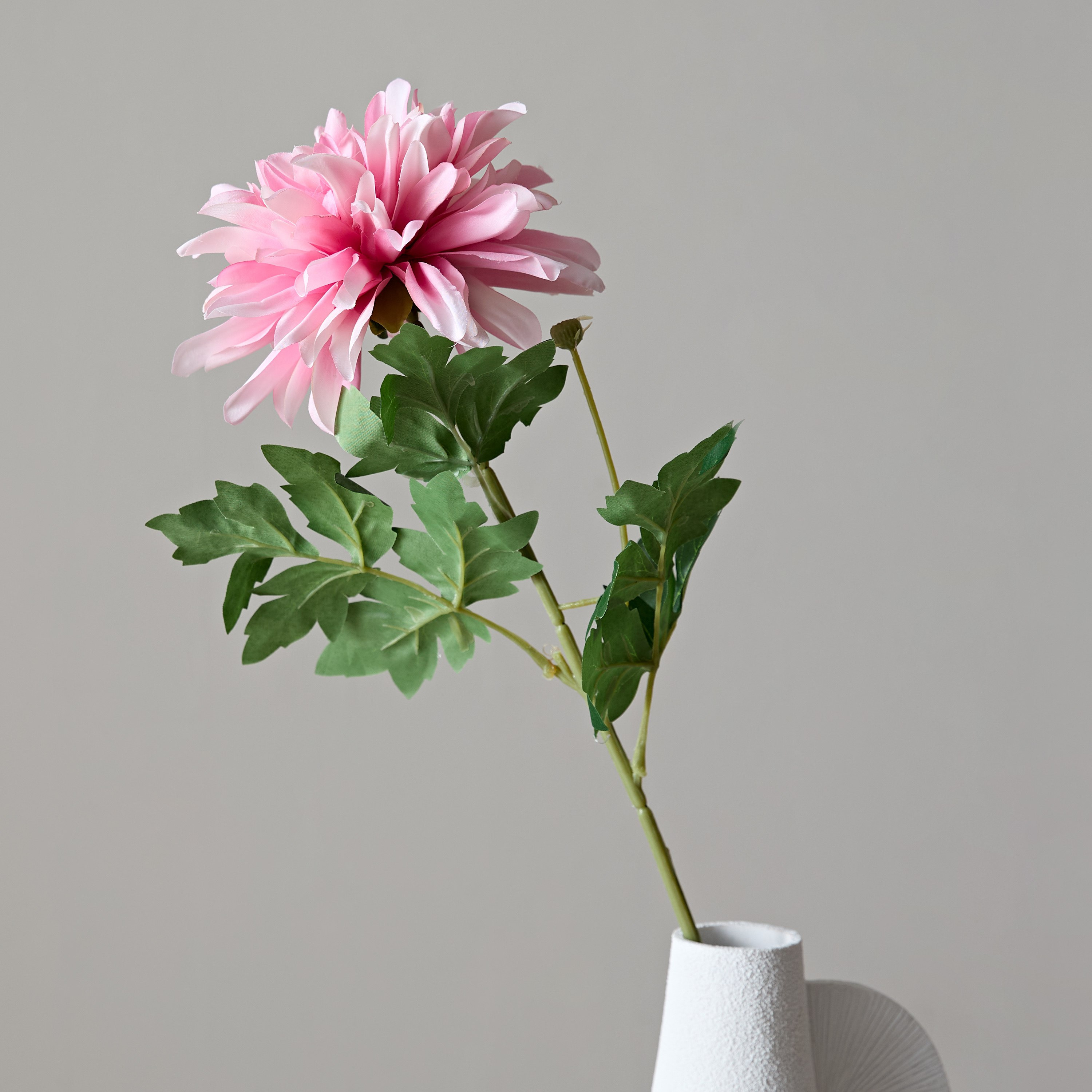 Floret 3 Leaves Dahlia Flower Spray - 65 cm-hbxdecorandfurnishings-homeaccessories-artificialflowersandplants-image-3