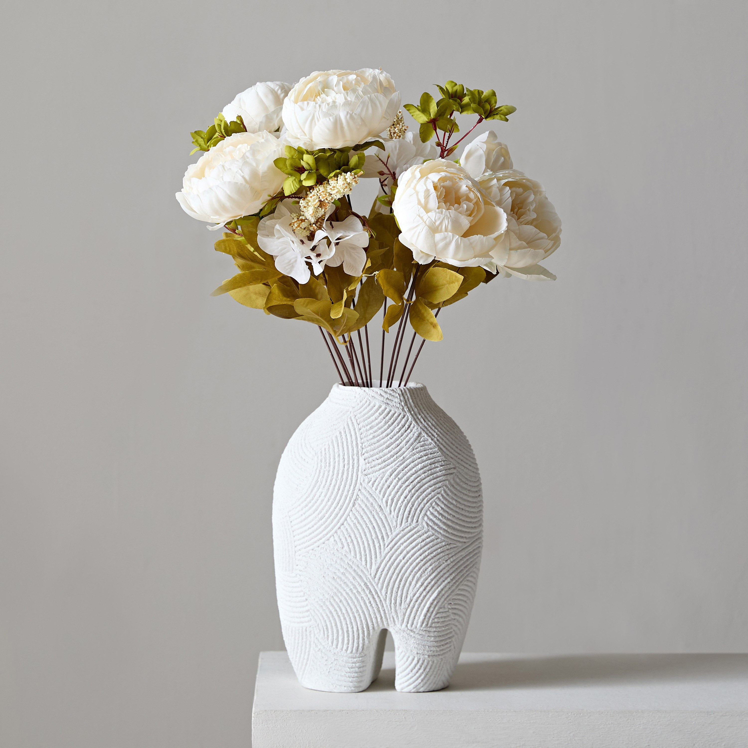باقة زهور الفاوانيا من فلوريت - 49 سم-hbxdecorandfurnishings-homeaccessories-artificialflowersandplants-image-1