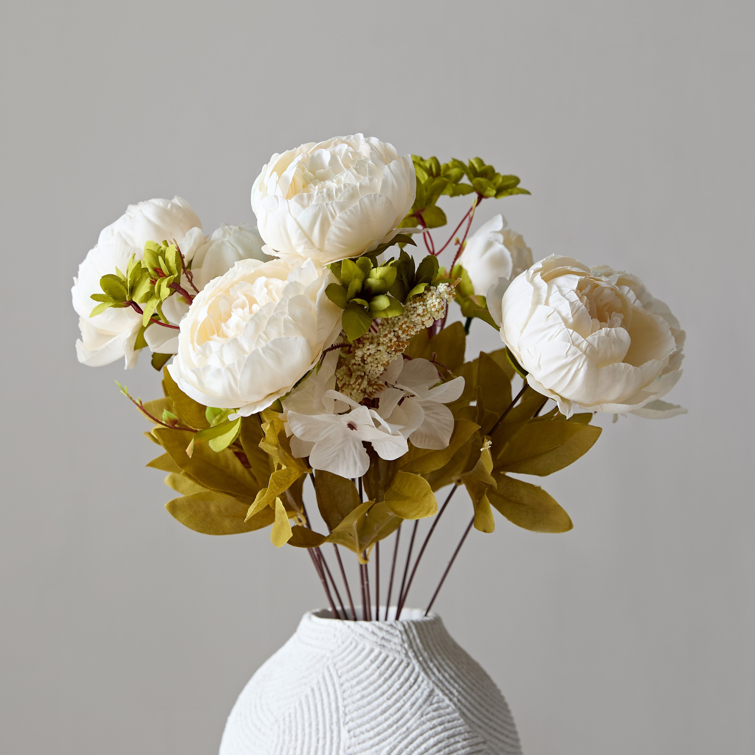 باقة زهور الفاوانيا من فلوريت - 49 سم-hbxdecorandfurnishings-homeaccessories-artificialflowersandplants-image-2