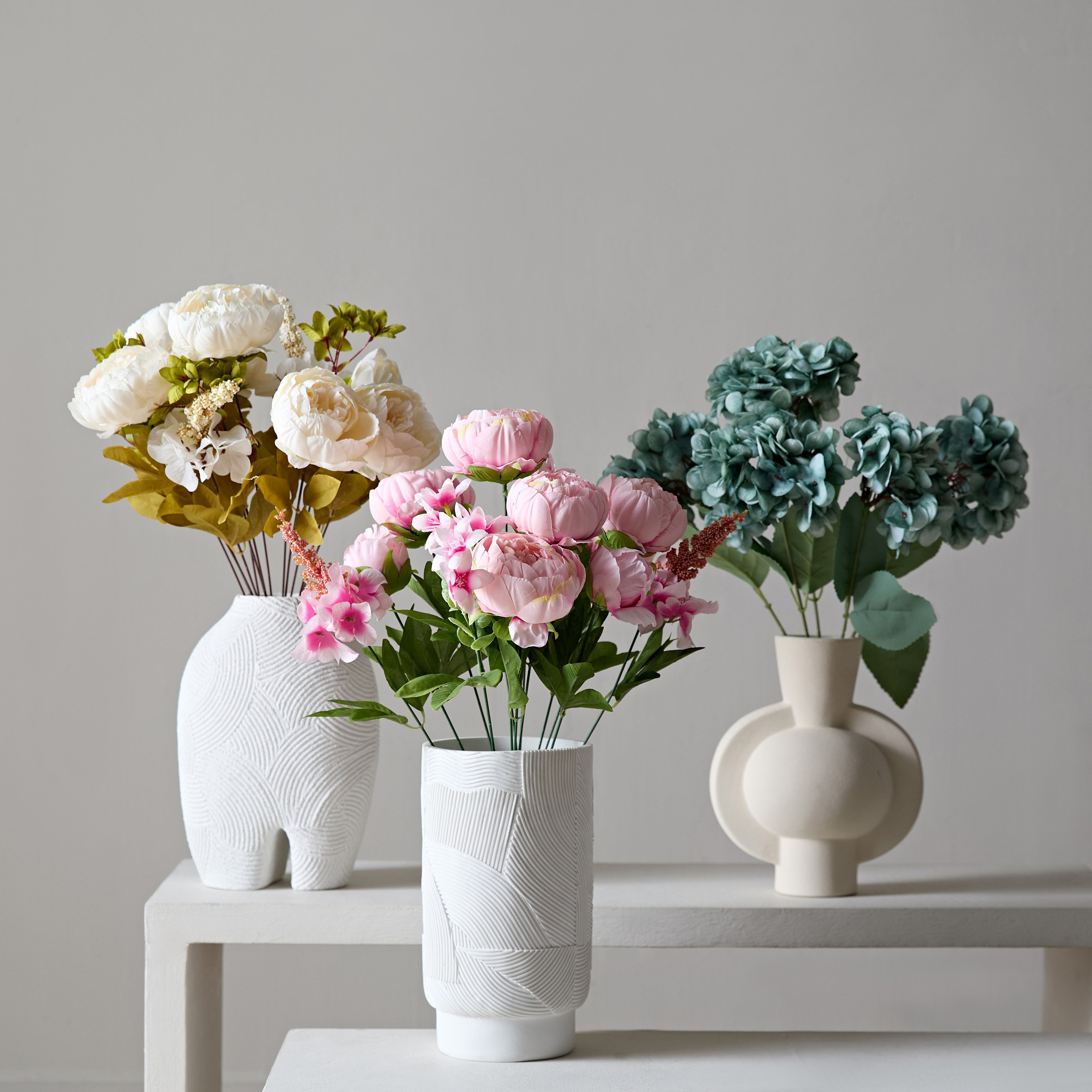 باقة زهور الفاوانيا من فلوريت - 49 سم-hbxdecorandfurnishings-homeaccessories-artificialflowersandplants-image-4