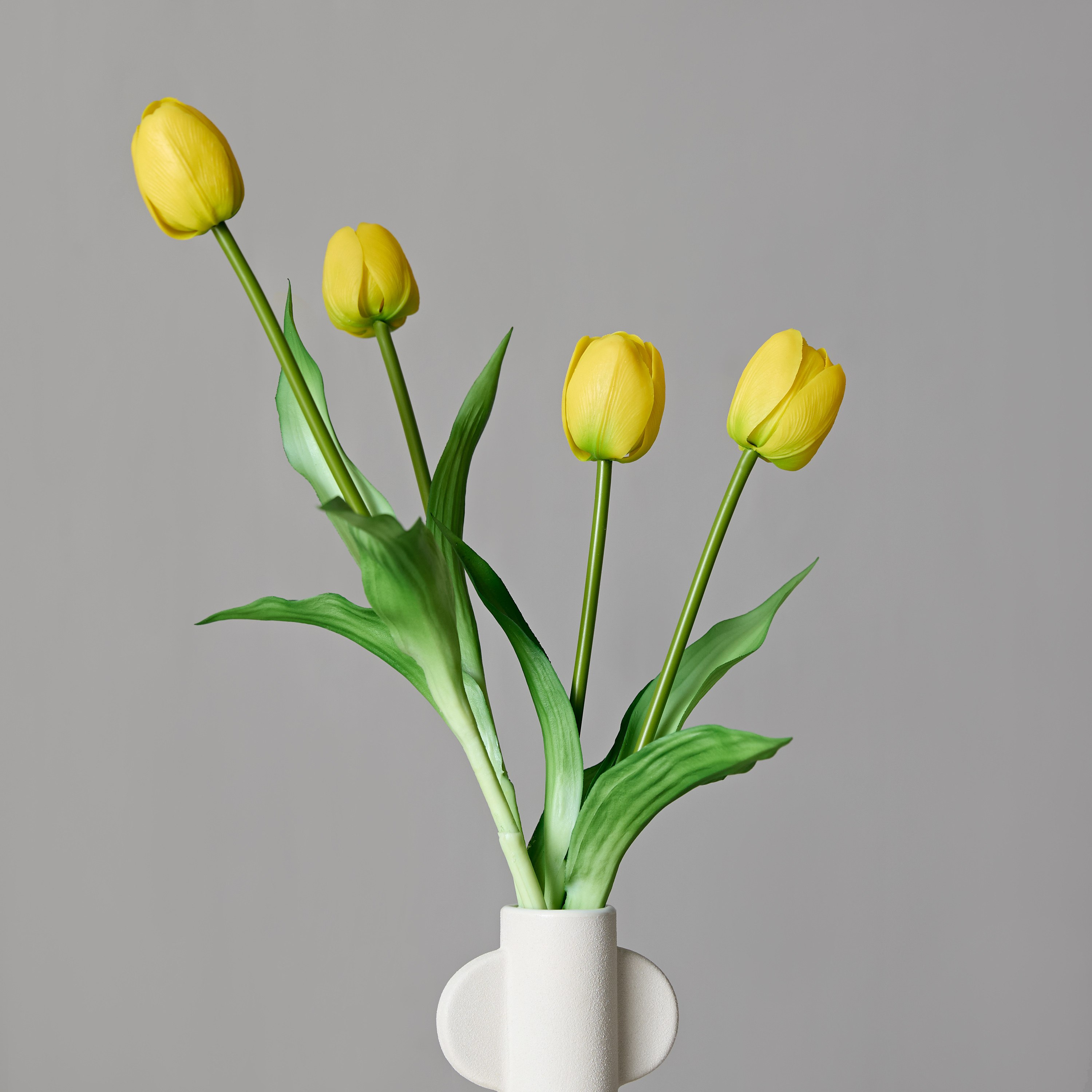باقة توليب ناعم 4 أزهار من فلوريت - 38 سم-hbxdecorandfurnishings-homeaccessories-artificialflowersandplants-image-2