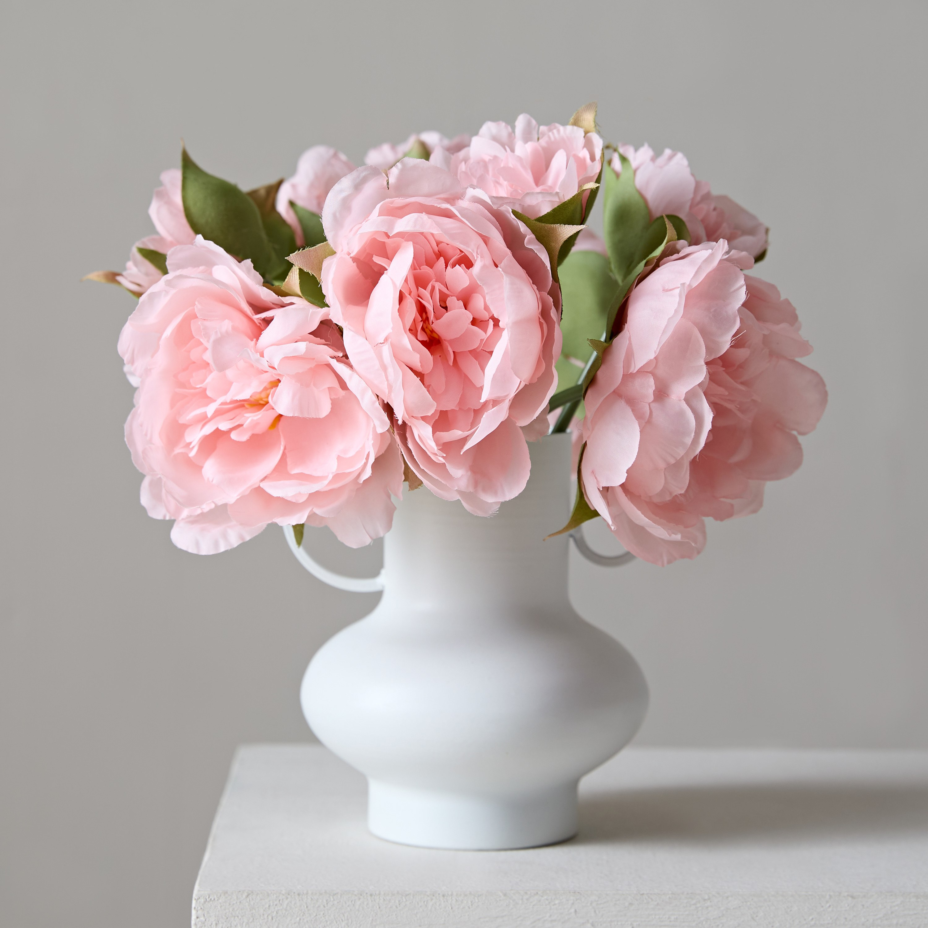 باقة زهور الفاوانيا مع 5 رؤوس من فلوريت - 27 سم-hbxdecorandfurnishings-homeaccessories-artificialflowersandplants-image-1