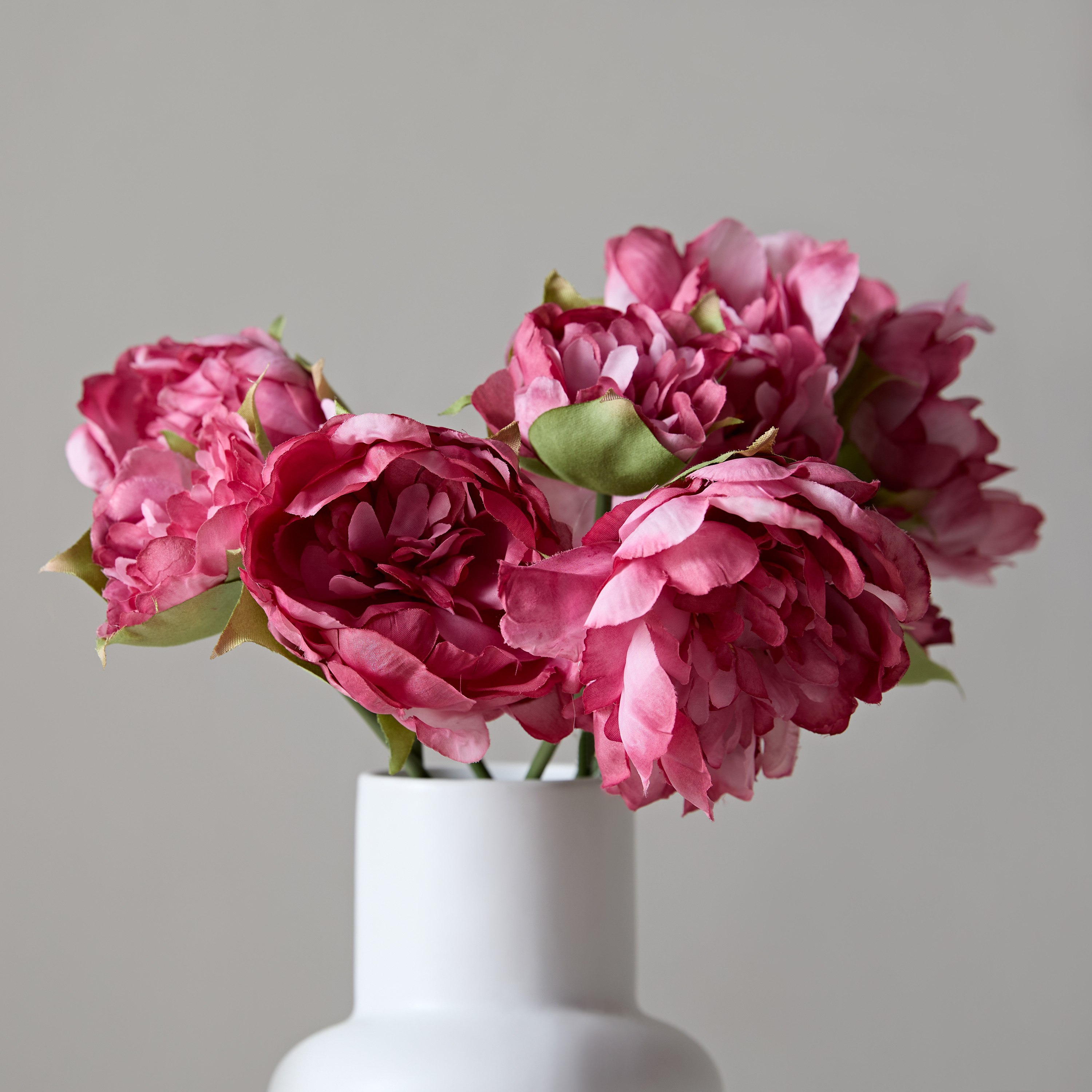 باقة زهور الفاوانيا مع 5 رؤوس من فلوريت - 27 سم-hbxdecorandfurnishings-homeaccessories-artificialflowersandplants-image-2