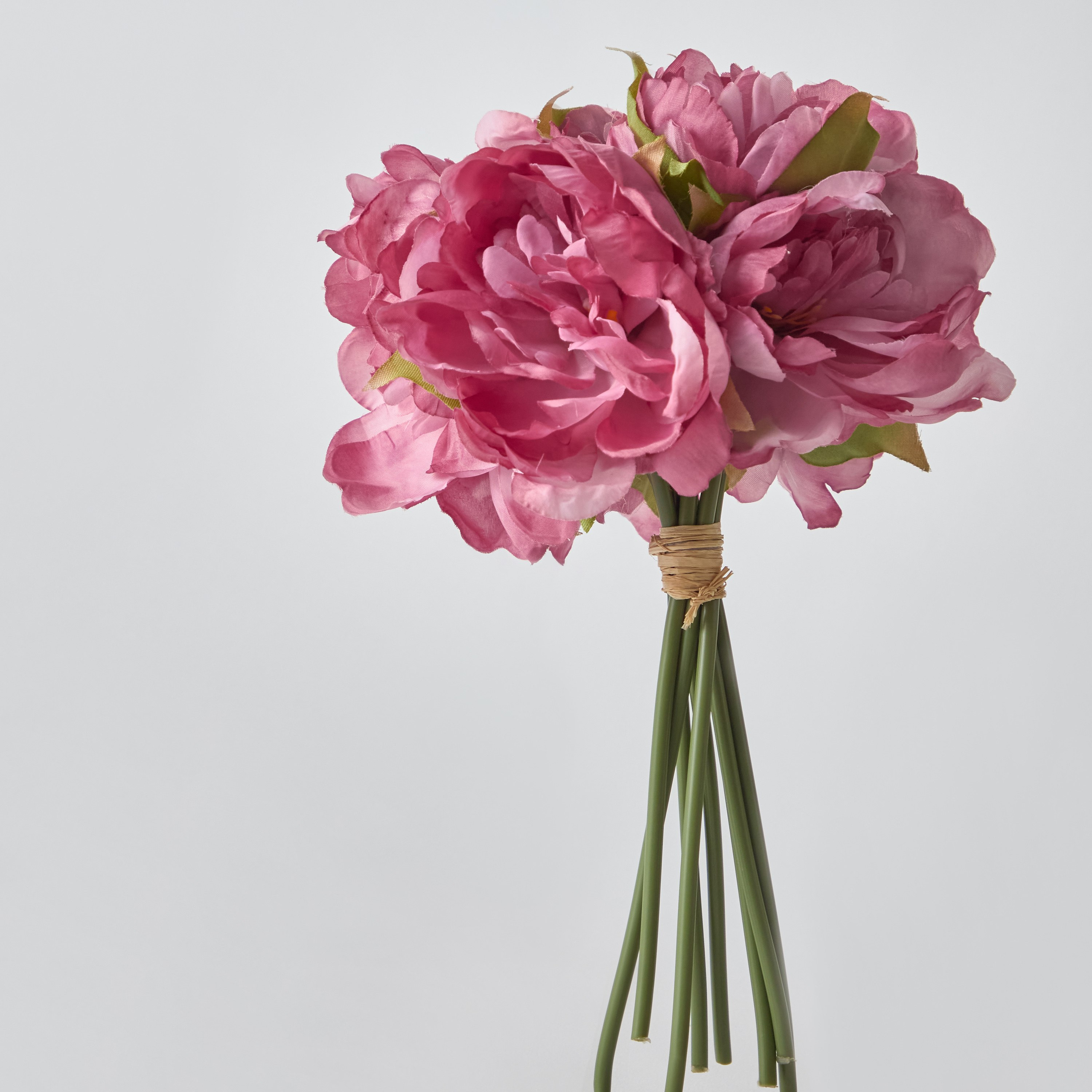 باقة زهور الفاوانيا مع 5 رؤوس من فلوريت - 27 سم-hbxdecorandfurnishings-homeaccessories-artificialflowersandplants-image-5