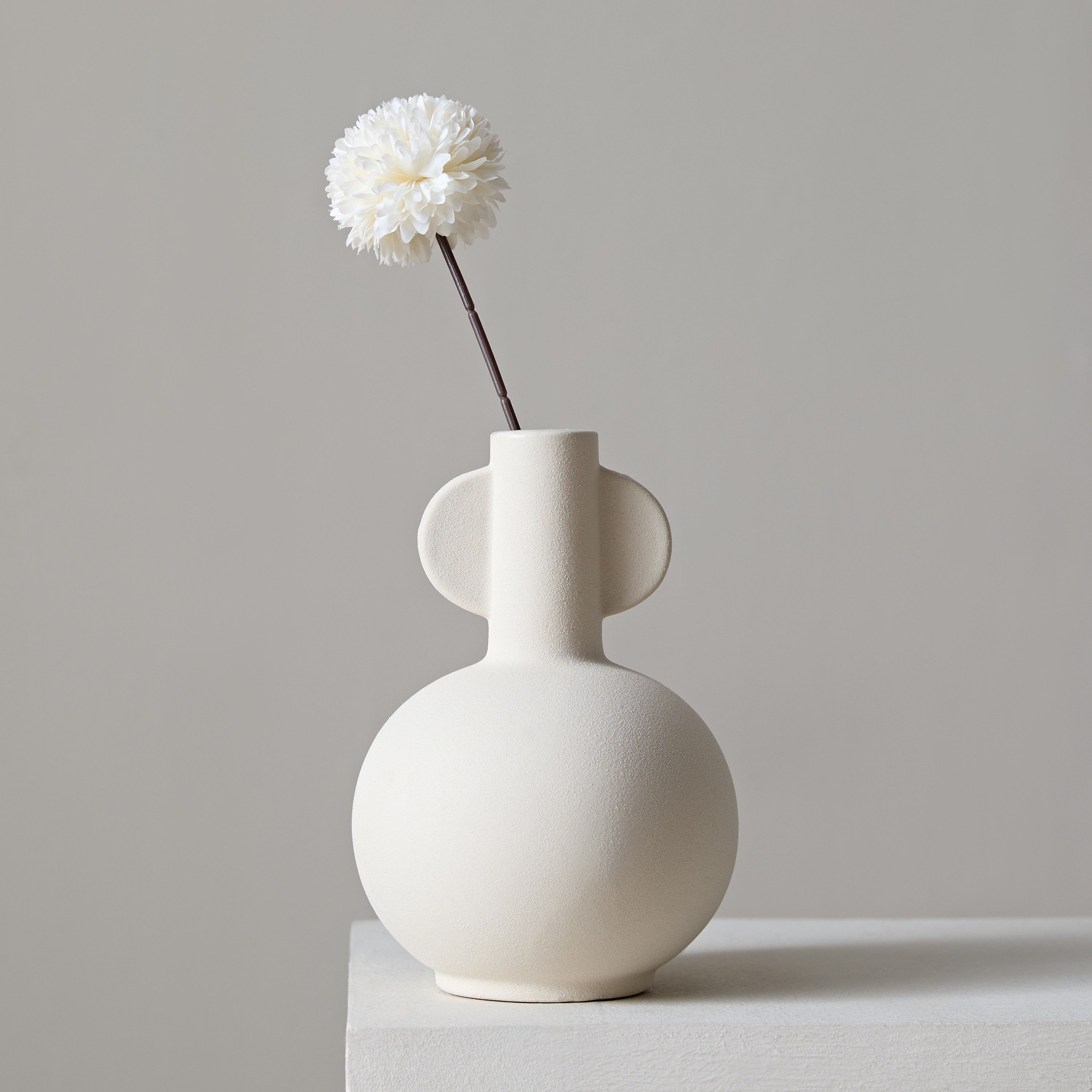 زهرة اقحوان كروية بدون ورق من فلوريت - 33 سم-hbxdecorandfurnishings-homeaccessories-artificialflowersandplants-image-1
