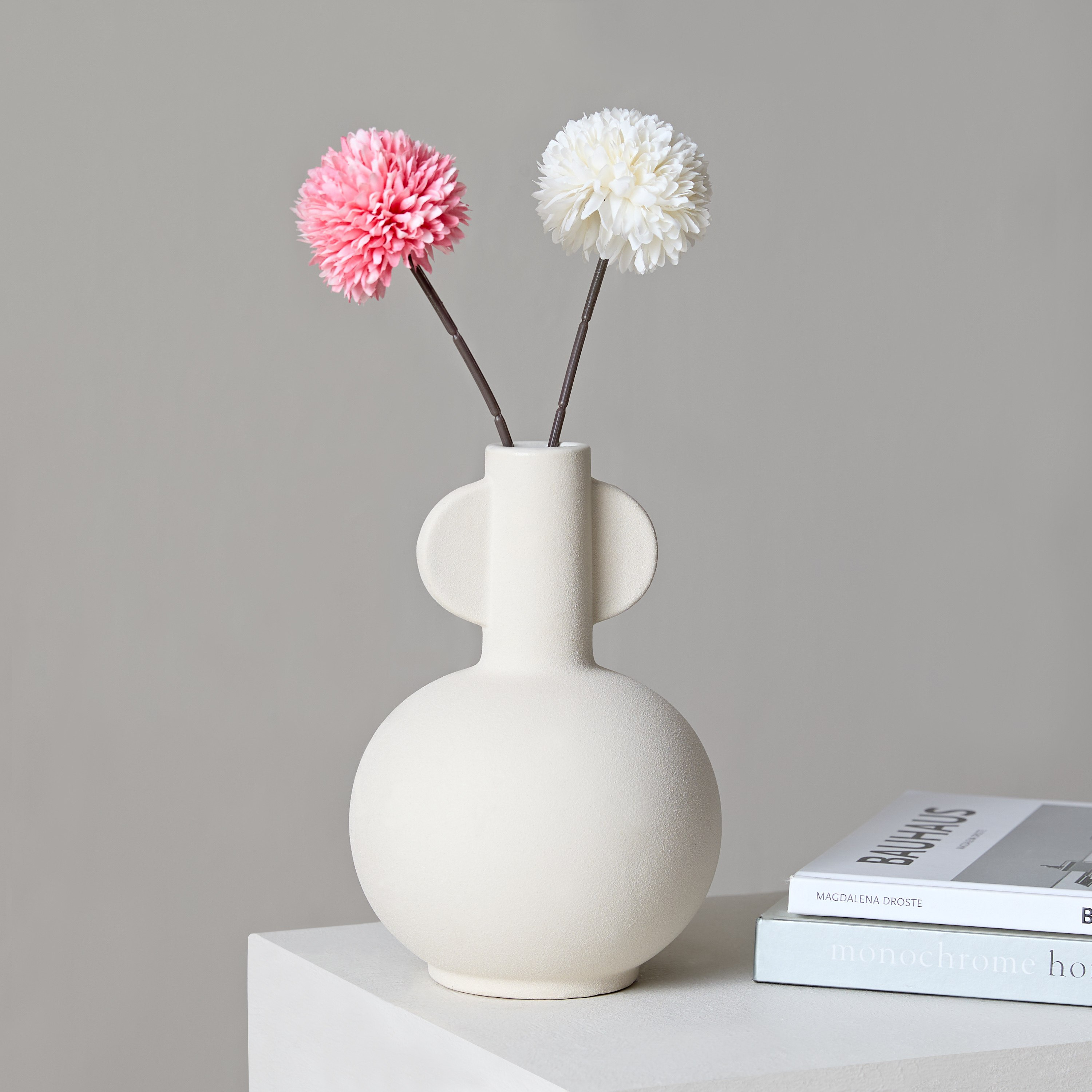 زهرة اقحوان كروية بدون ورق من فلوريت - 33 سم-hbxdecorandfurnishings-homeaccessories-artificialflowersandplants-image-4