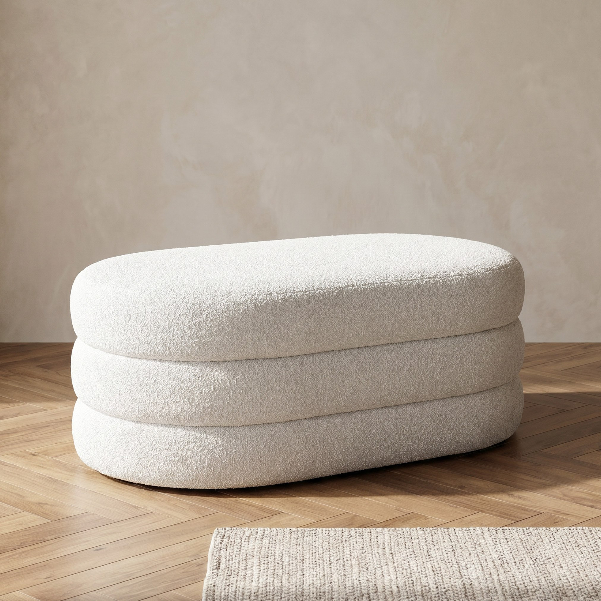 Rome Fabric Bench-hbxfurniture-sofasandarmchairs-benches-image-1