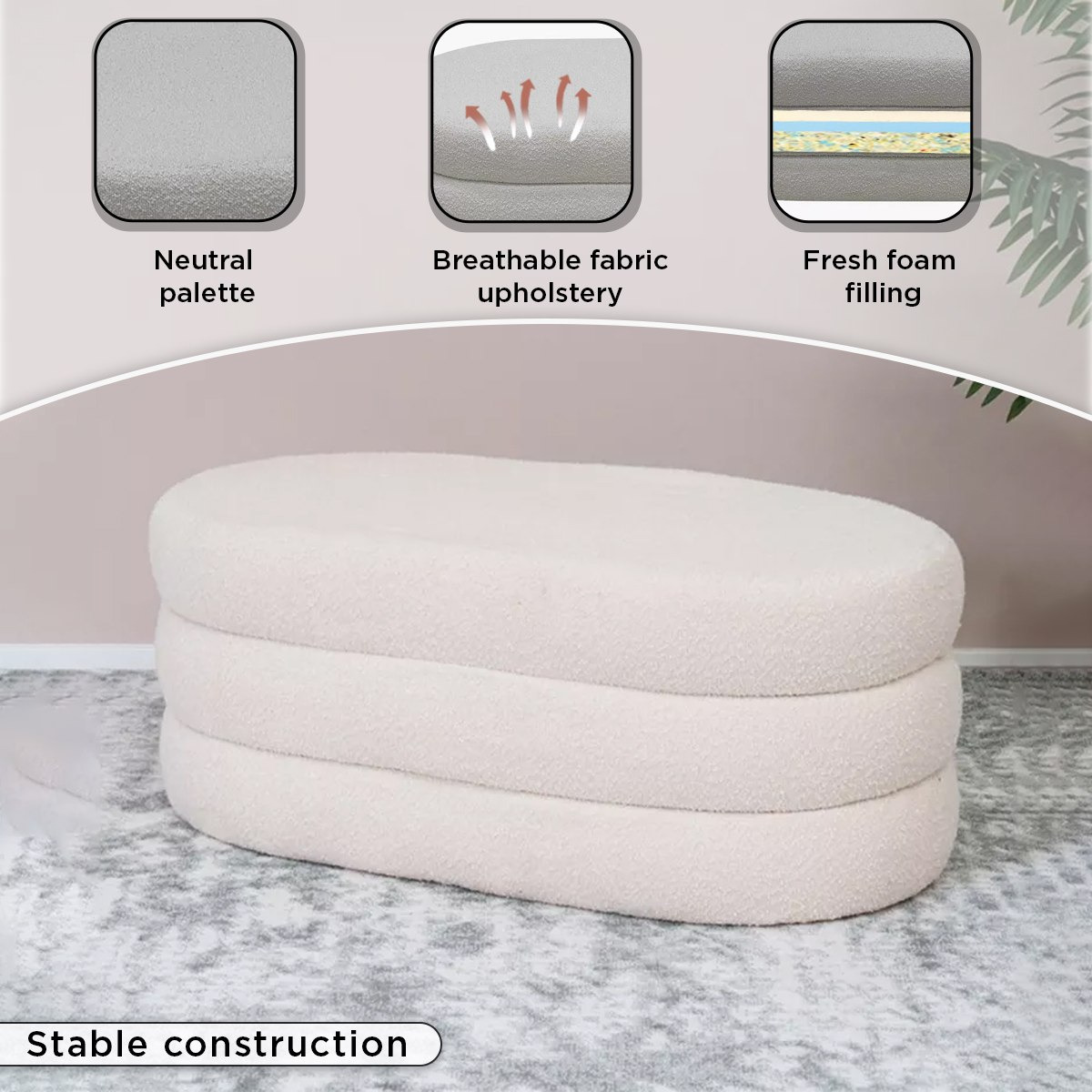 Rome Fabric Bench-hbxfurniture-sofasandarmchairs-benches-image-5