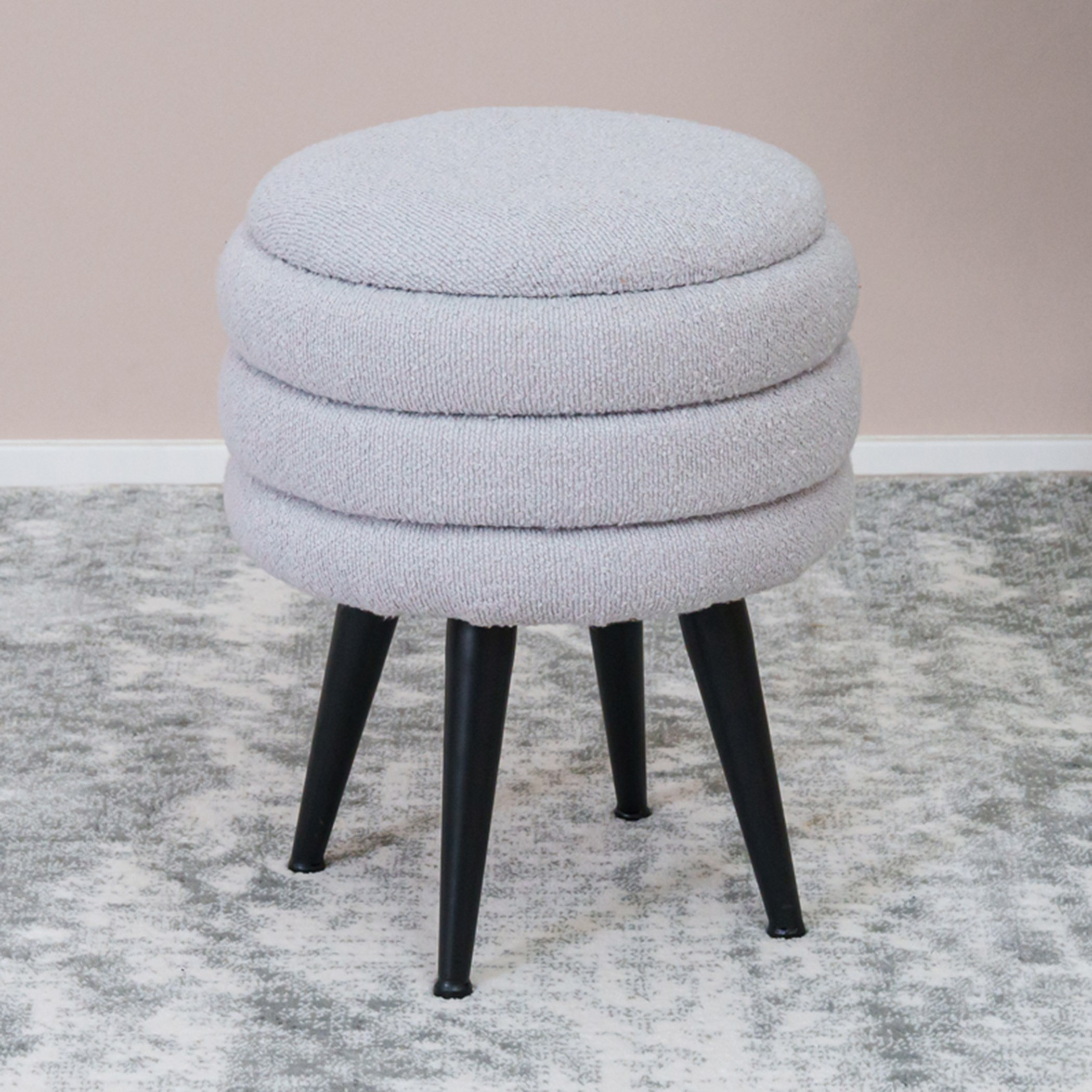 Jeju Fabric Stool with Storage-hbxlivingroom-sofasandarmchairs-ottomansandfootstools-image-1