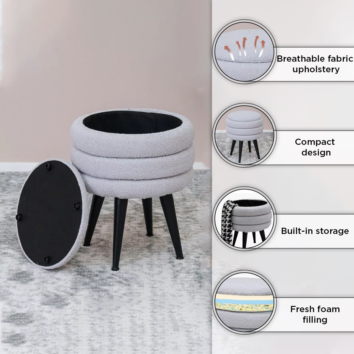 Jeju Fabric Stool with Storage-hbxlivingroom-sofasandarmchairs-ottomansandfootstools-image-5