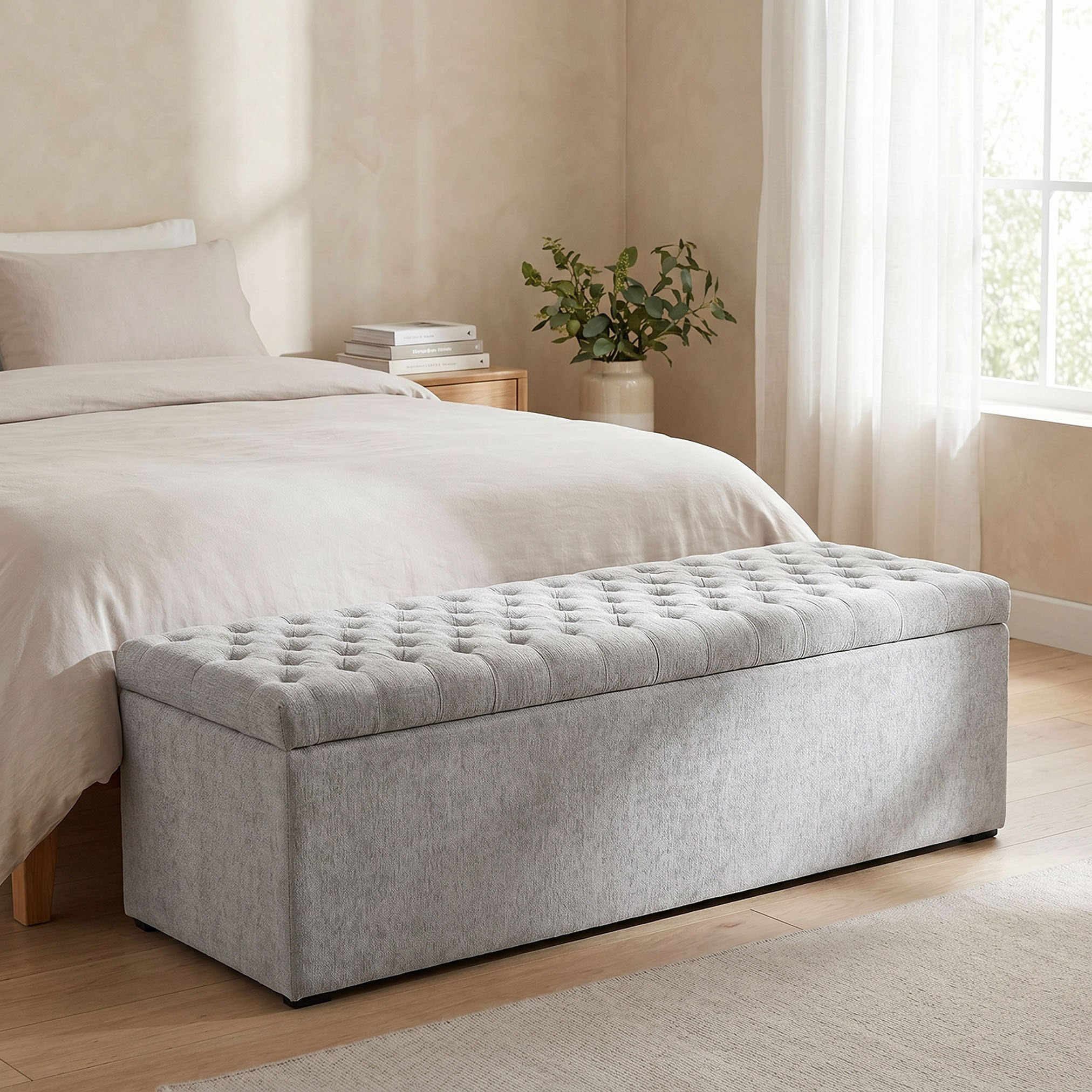 مقعد بنش قماش بمساحة تخزين من كاسا-hbxfurniture-sofasandarmchairs-benches-image-8