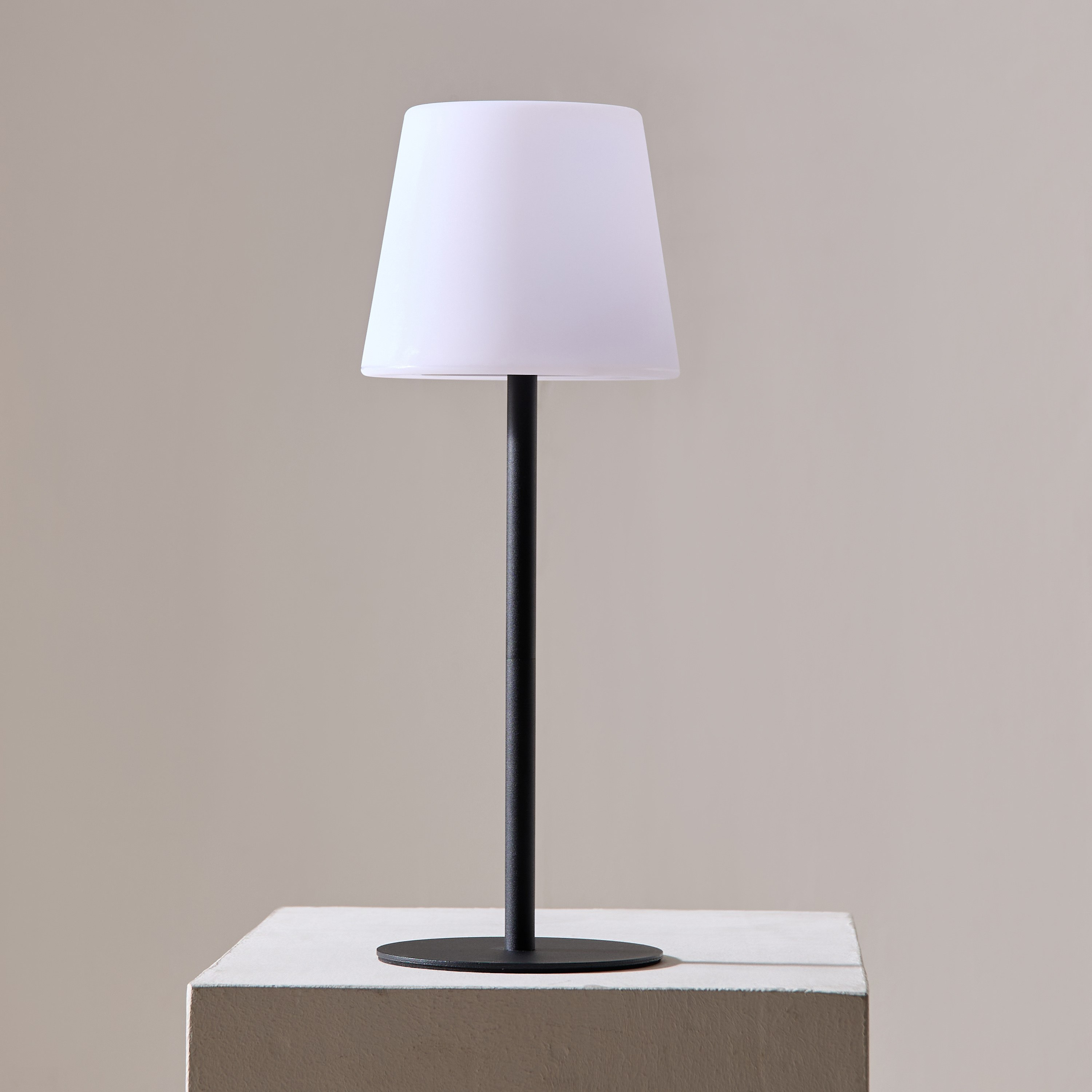مصباح طاولة معدني ليد مع بطارية قابلة لإعادة الشحن 8 ساعات من سولين - 15 × 40 سم-hbxbedroom-lighting-tablelamps-image-2