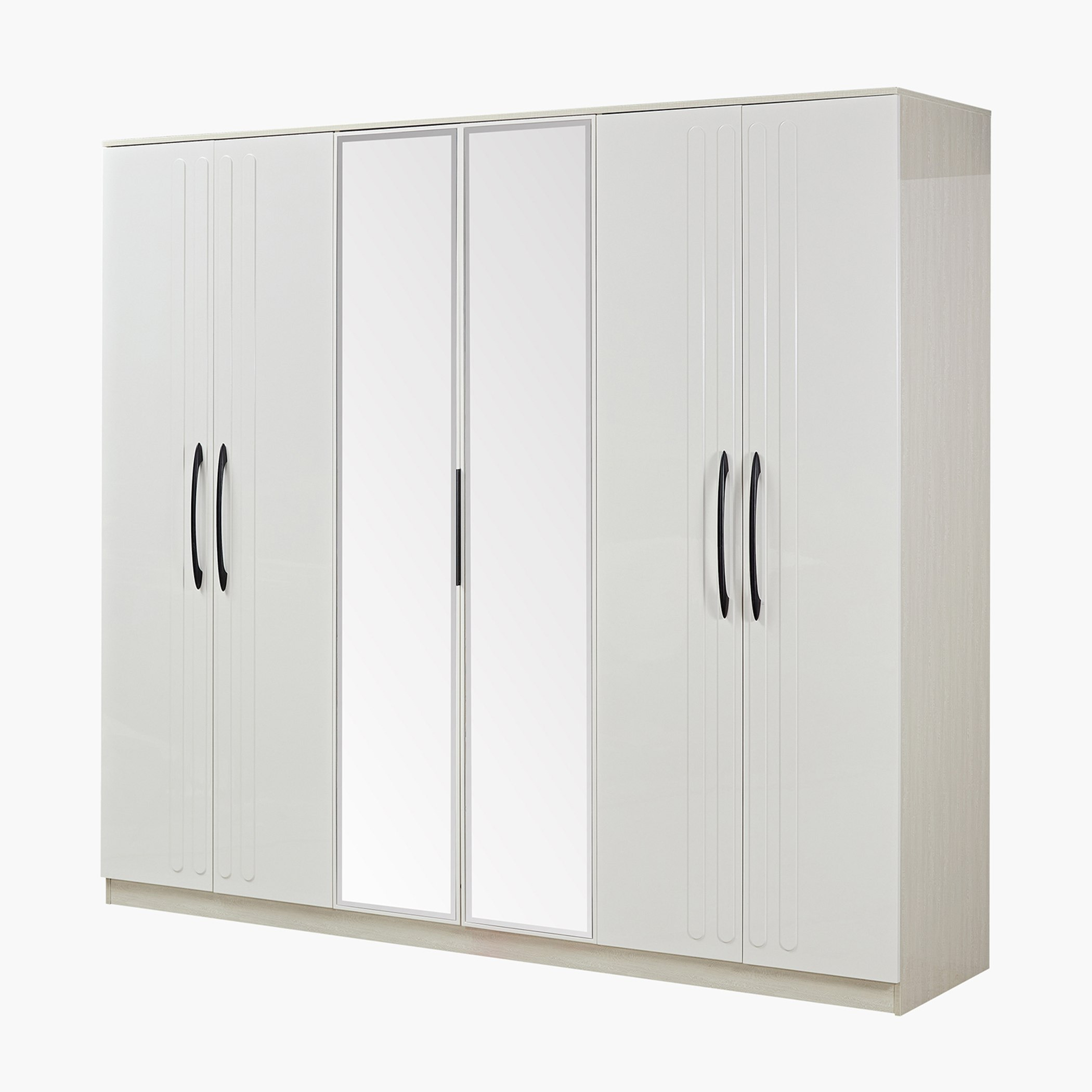 خزانة ملابس 6 أبواب مع مرآة من أوبولينت-hbxfurniture-wardrobes-image-3