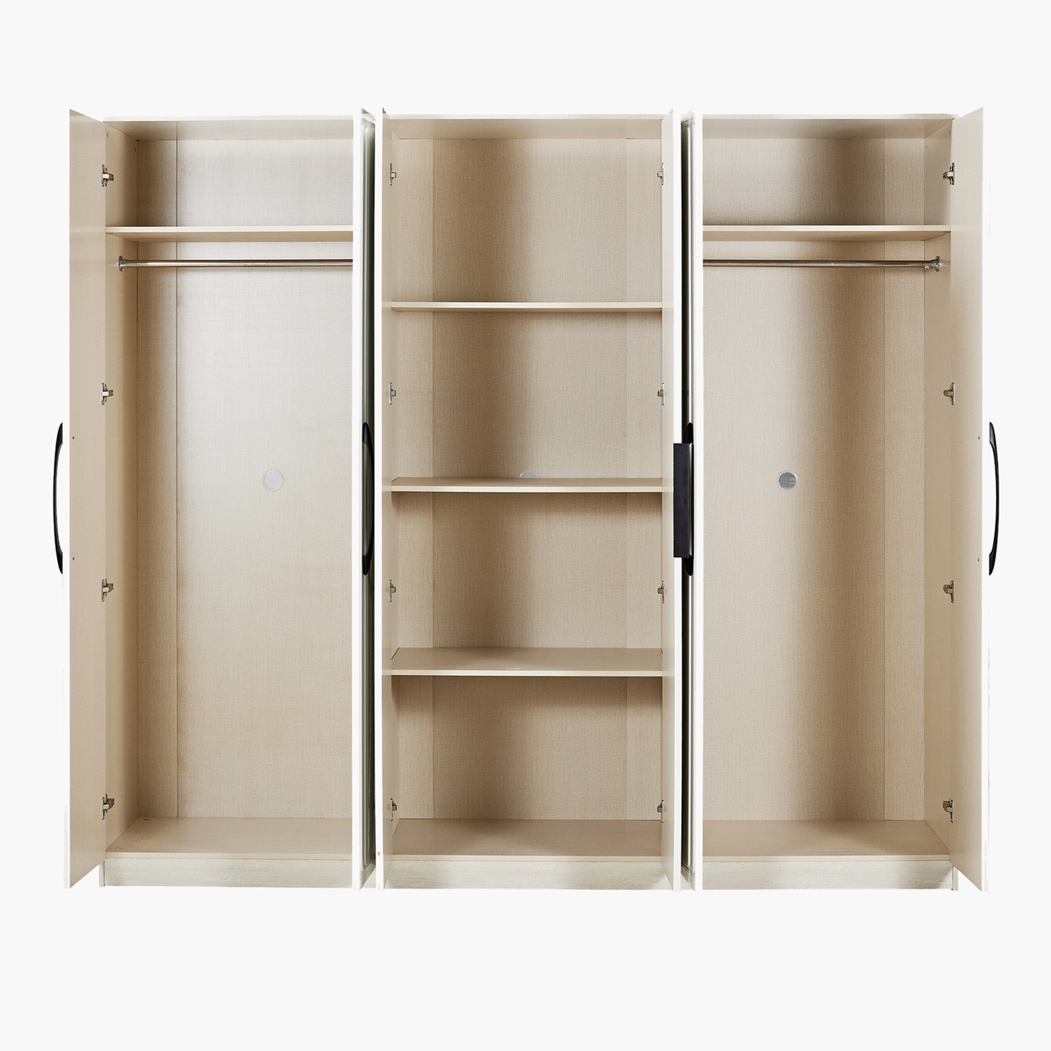 خزانة ملابس 6 أبواب مع مرآة من أوبولينت-hbxfurniture-wardrobes-image-6