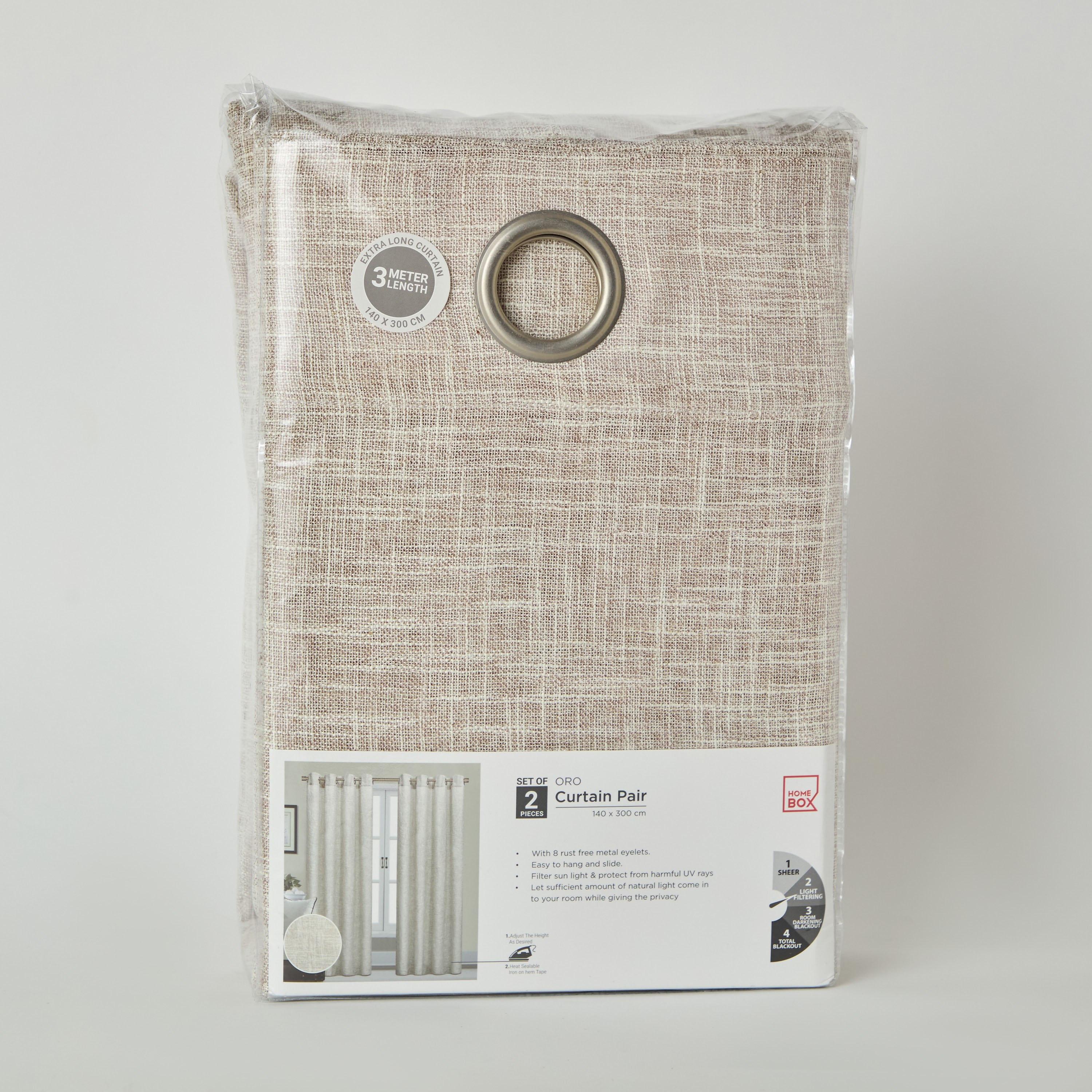 طقم ستائر جاكار قطعتين من ديزي - 140x300 سم-hbxkidsandyouth-windowcoverings-curtains-image-4