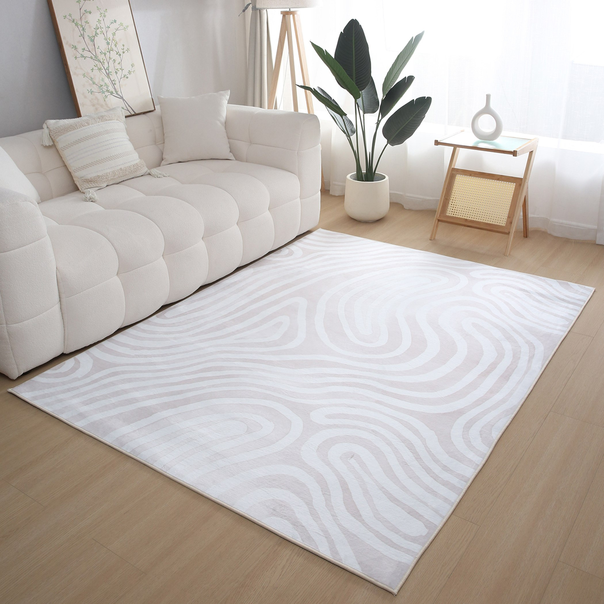 سجادة فلانيل بطبعات قصبة من أونتاريو - 150x200 سم-hbxdecorandfurnishings-floorcoverings-rugs-image-1
