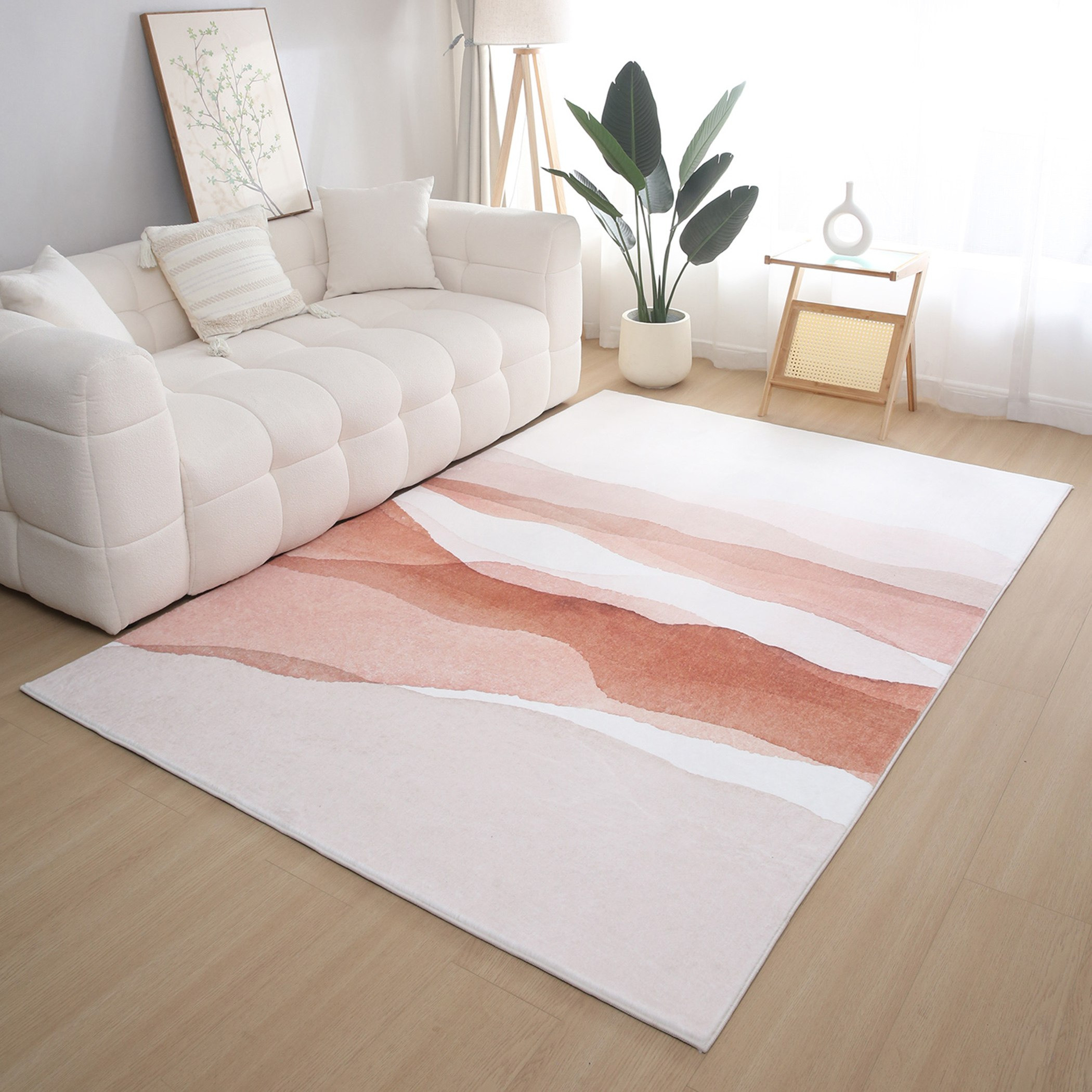 سجادة فرو مخمليّة بطبعات كاسكيد من ميلان - 160x230 سم-hbxdecorandfurnishings-floorcoverings-rugs-image-1