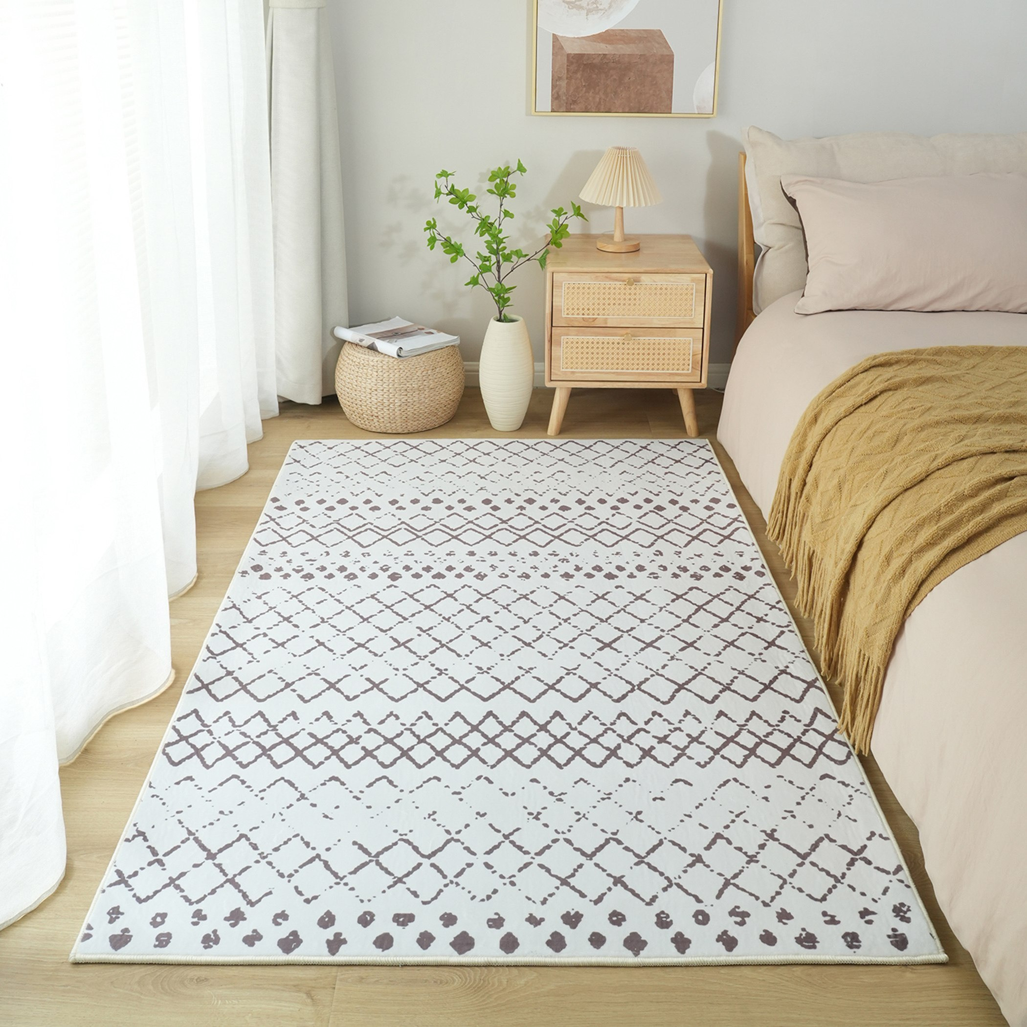 سجادة فلانيل بطبعات كلان من ويلز - 110x160 سم-hbxdecorandfurnishings-floorcoverings-rugs-image-1