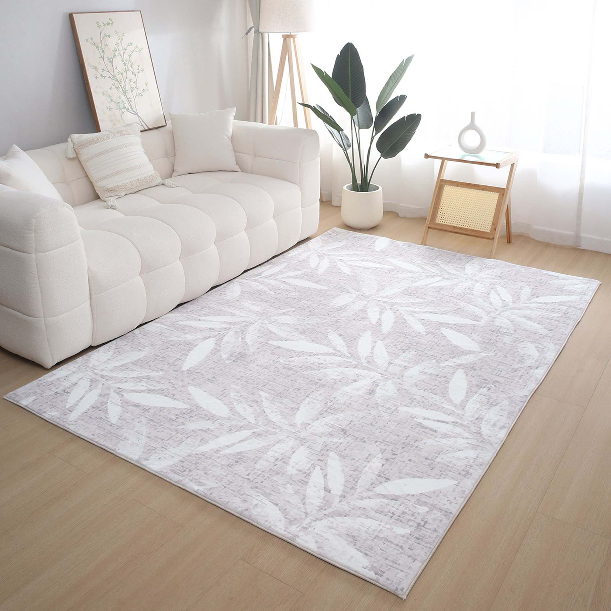 سجادة فرو مخمليّة بطبعات إنتروبيا من ميلان - 160x230 سم-hbxdecorandfurnishings-floorcoverings-rugs-image-1