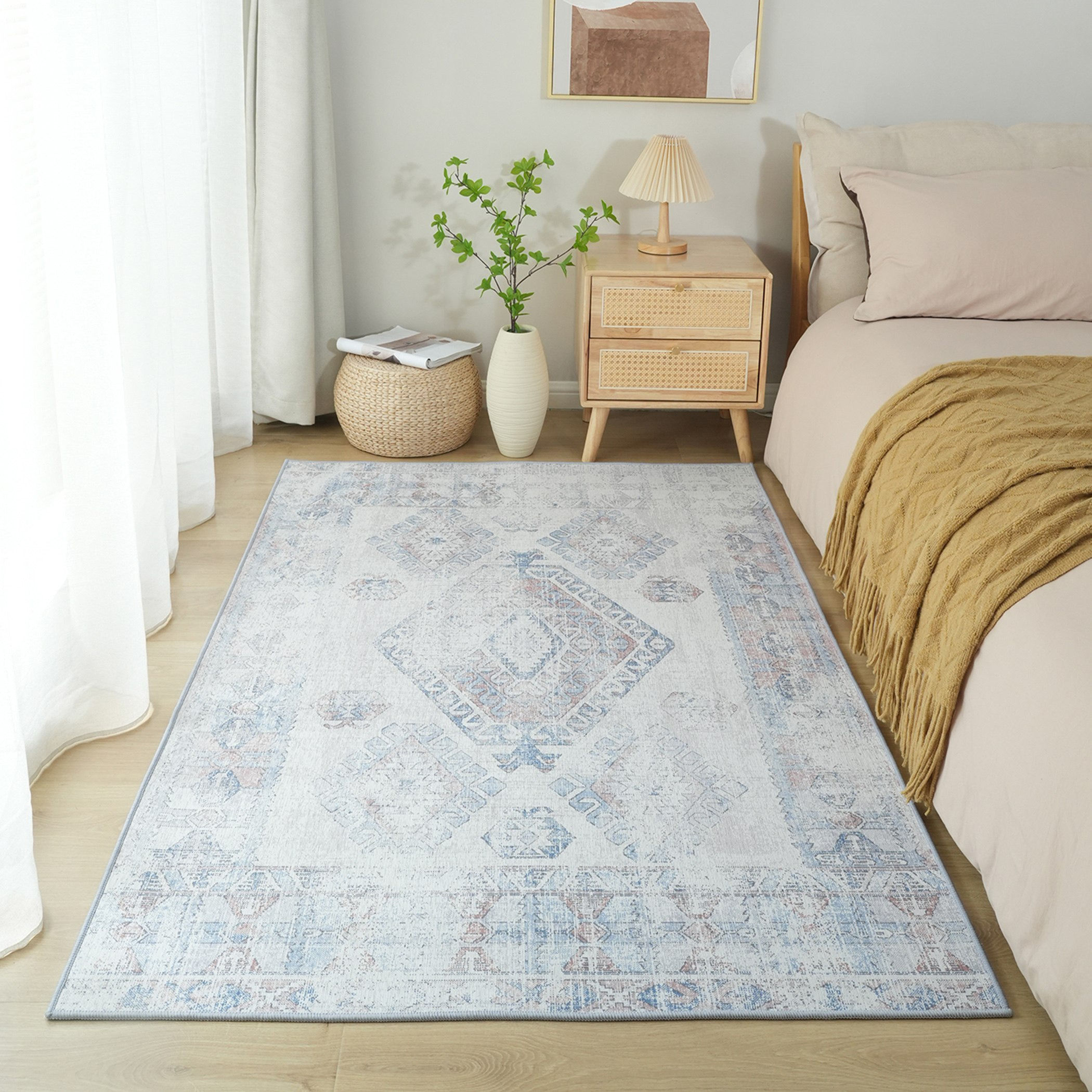سجادة بطبعات كولام من أتلانتا - 110x160 سم-hbxdecorandfurnishings-floorcoverings-rugs-image-1