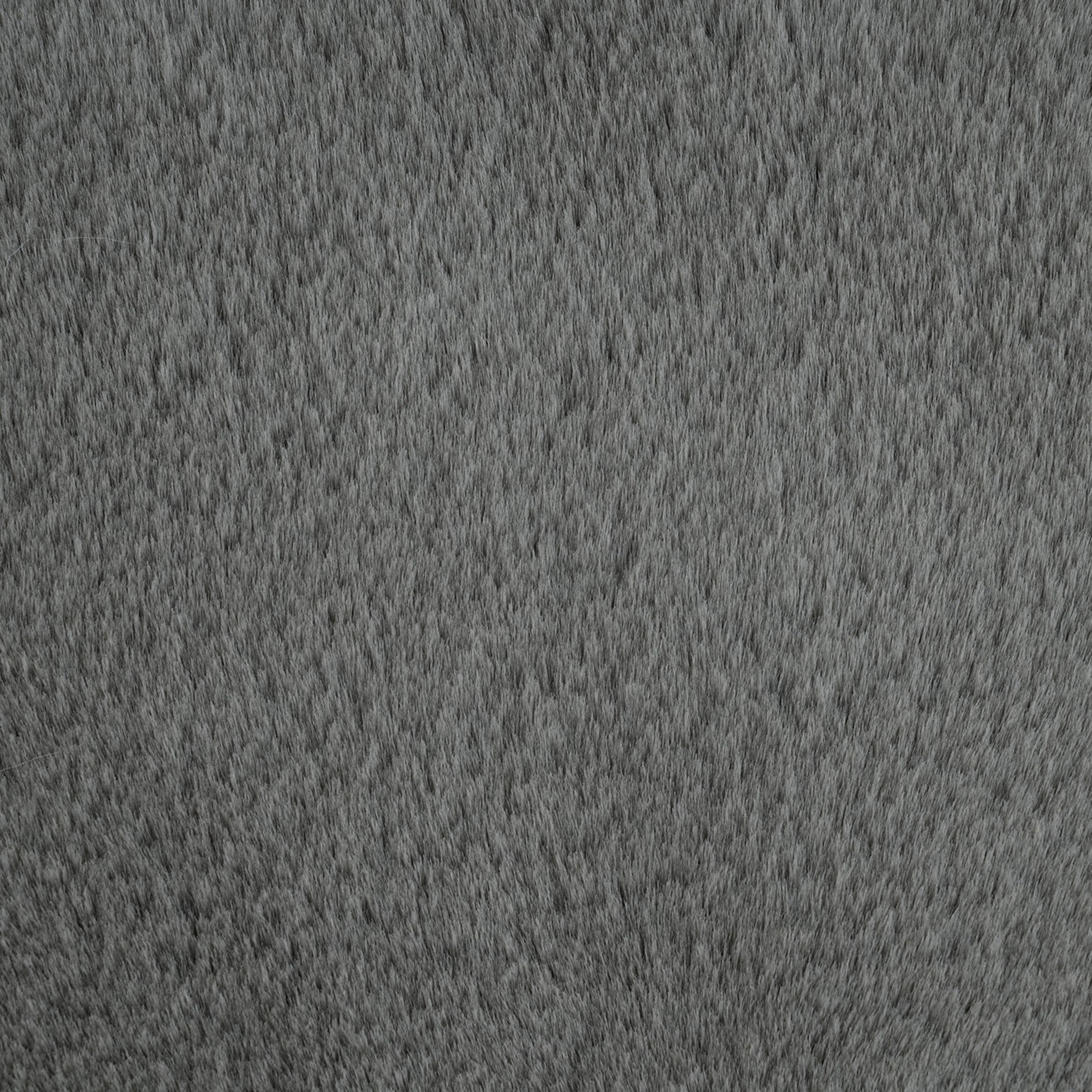 Faux Rabbit Fur Round Rug - 90 cm-hbxdecorandfurnishings-floorcoverings-rugs-image-2