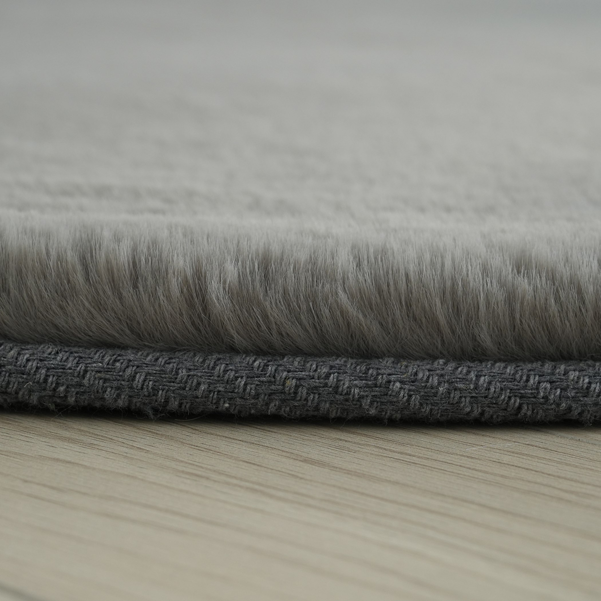 Faux Rabbit Fur Round Rug - 90 cm-hbxdecorandfurnishings-floorcoverings-rugs-image-4