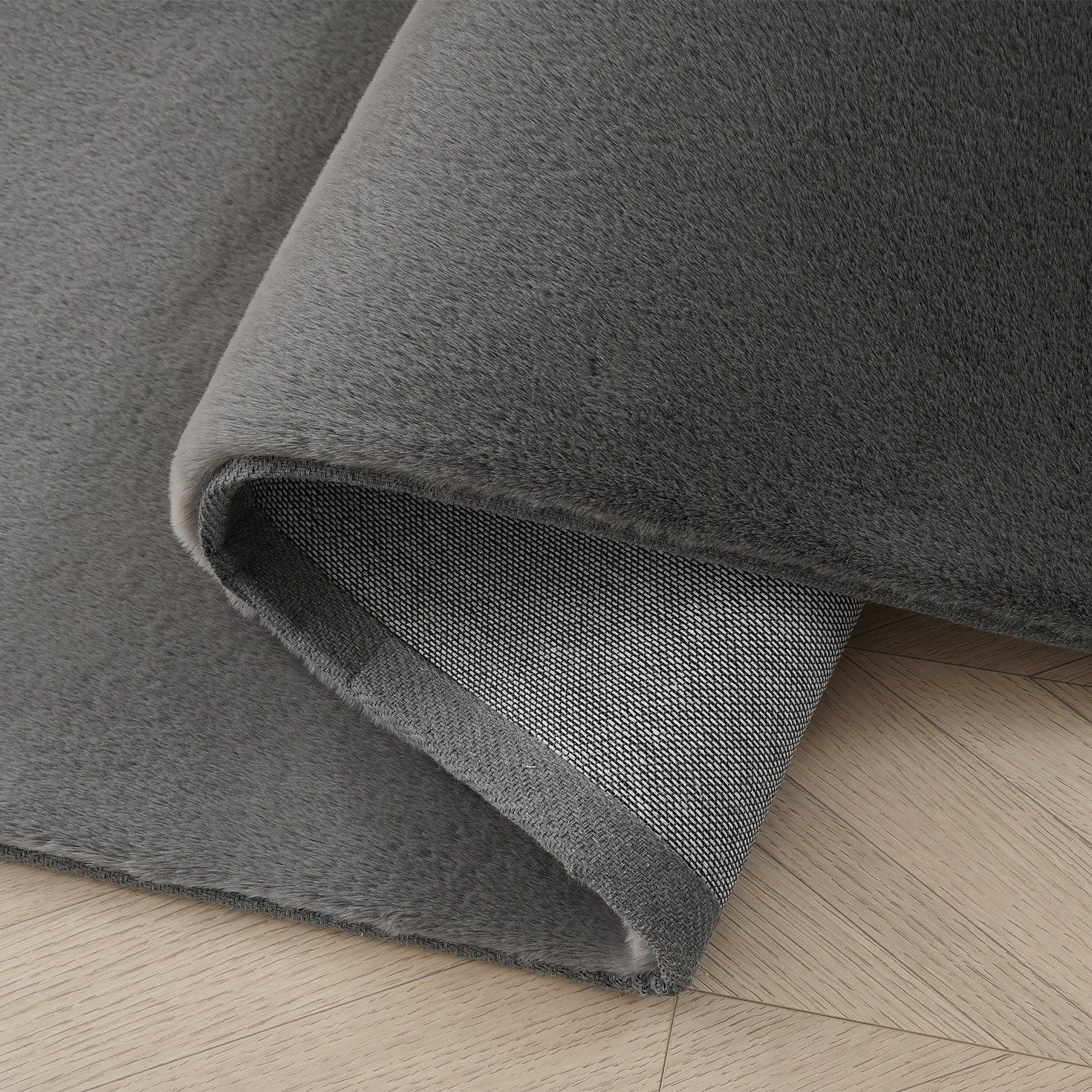 سجادة من فرو الأرنب الصناعي - 80x300 سم-hbxdecorandfurnishings-floorcoverings-rugs-image-4