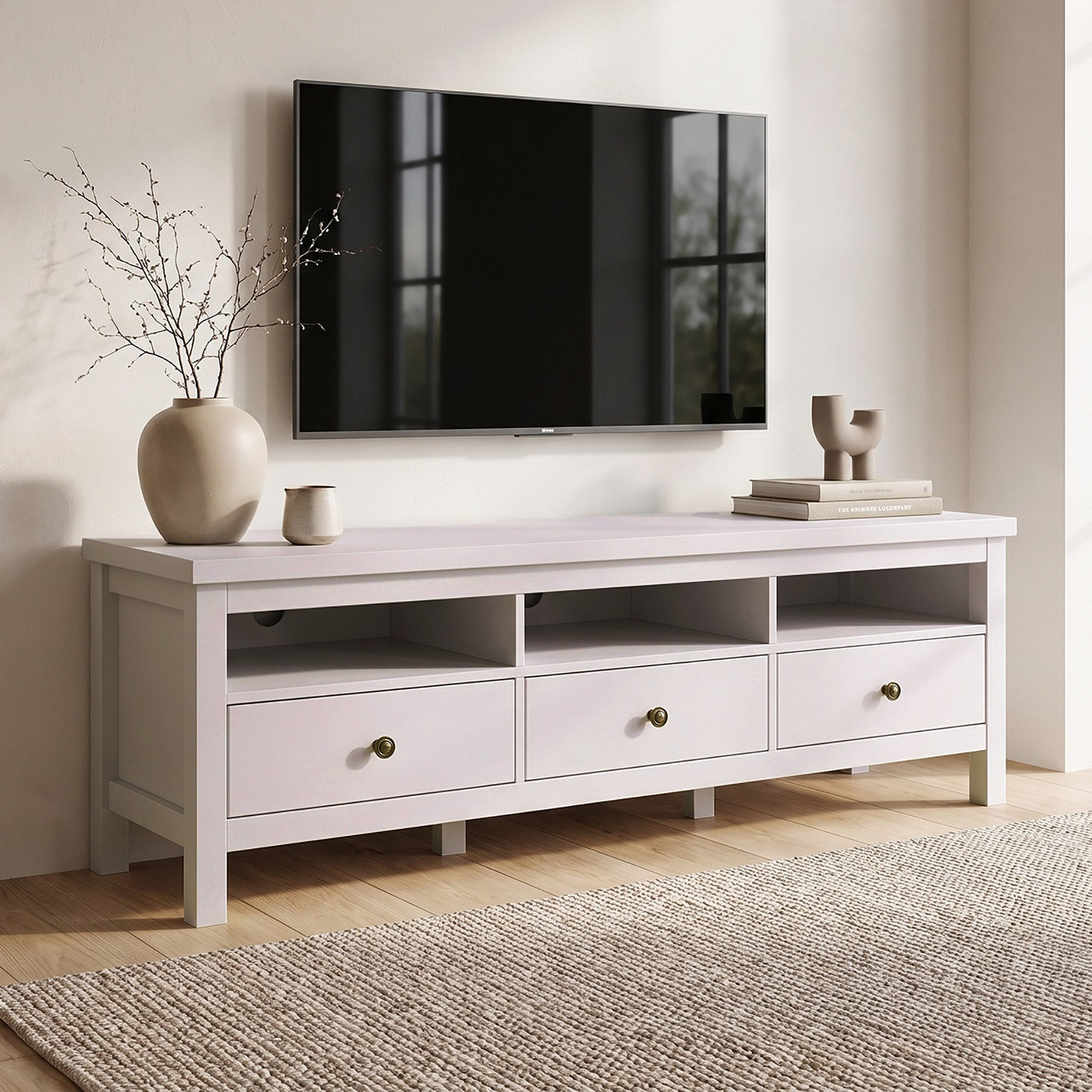 Simpson NXT 1.5 Metre 3-Drawer TV Unit for TVs up to 65 inches-hbxlivingroom-mediaunitsandstorage-tvunits-image-1