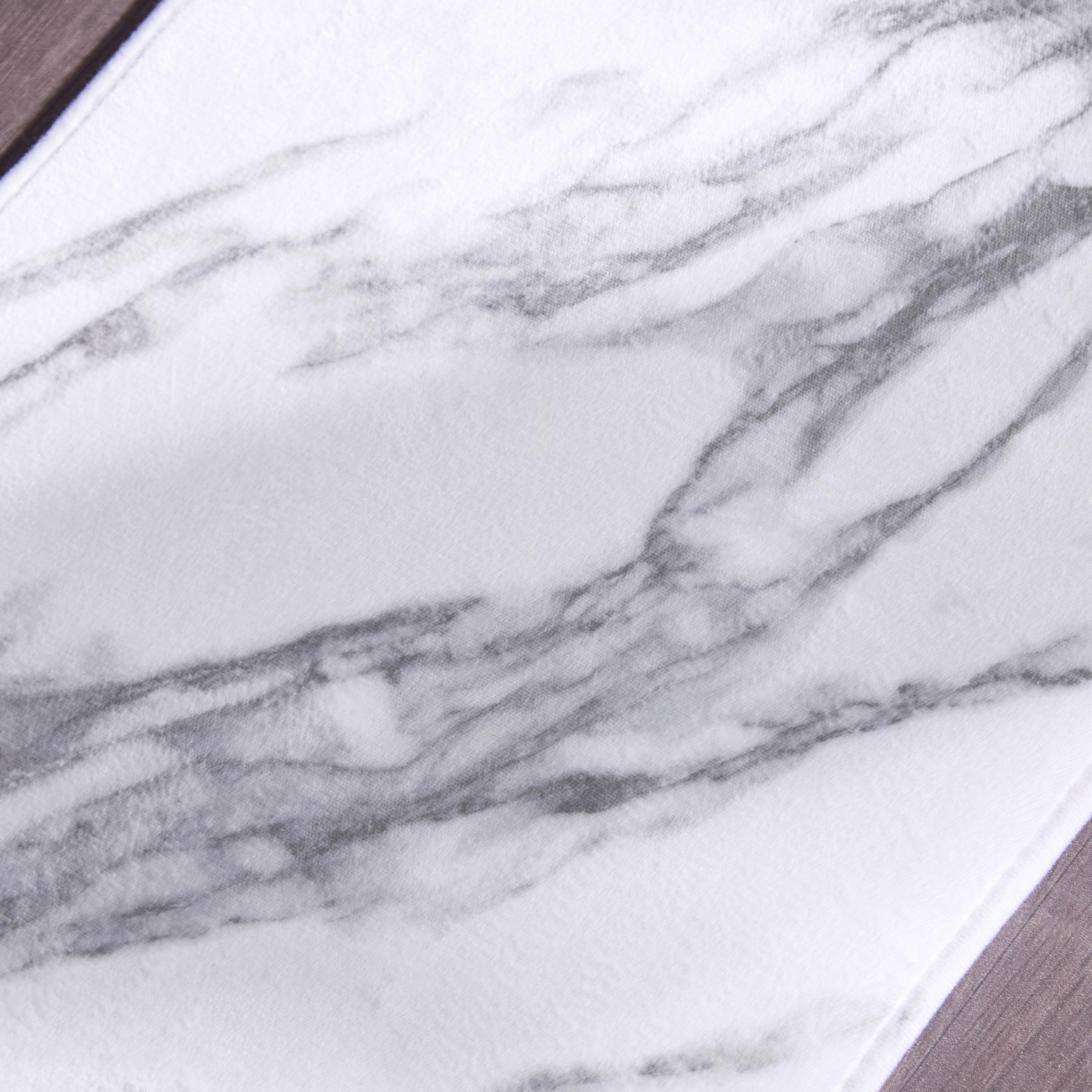 Cril Marble Print Memory Foam Bath Mat - 43x61 cm-PROMO_HB_AE_B2G2_011025-image-2